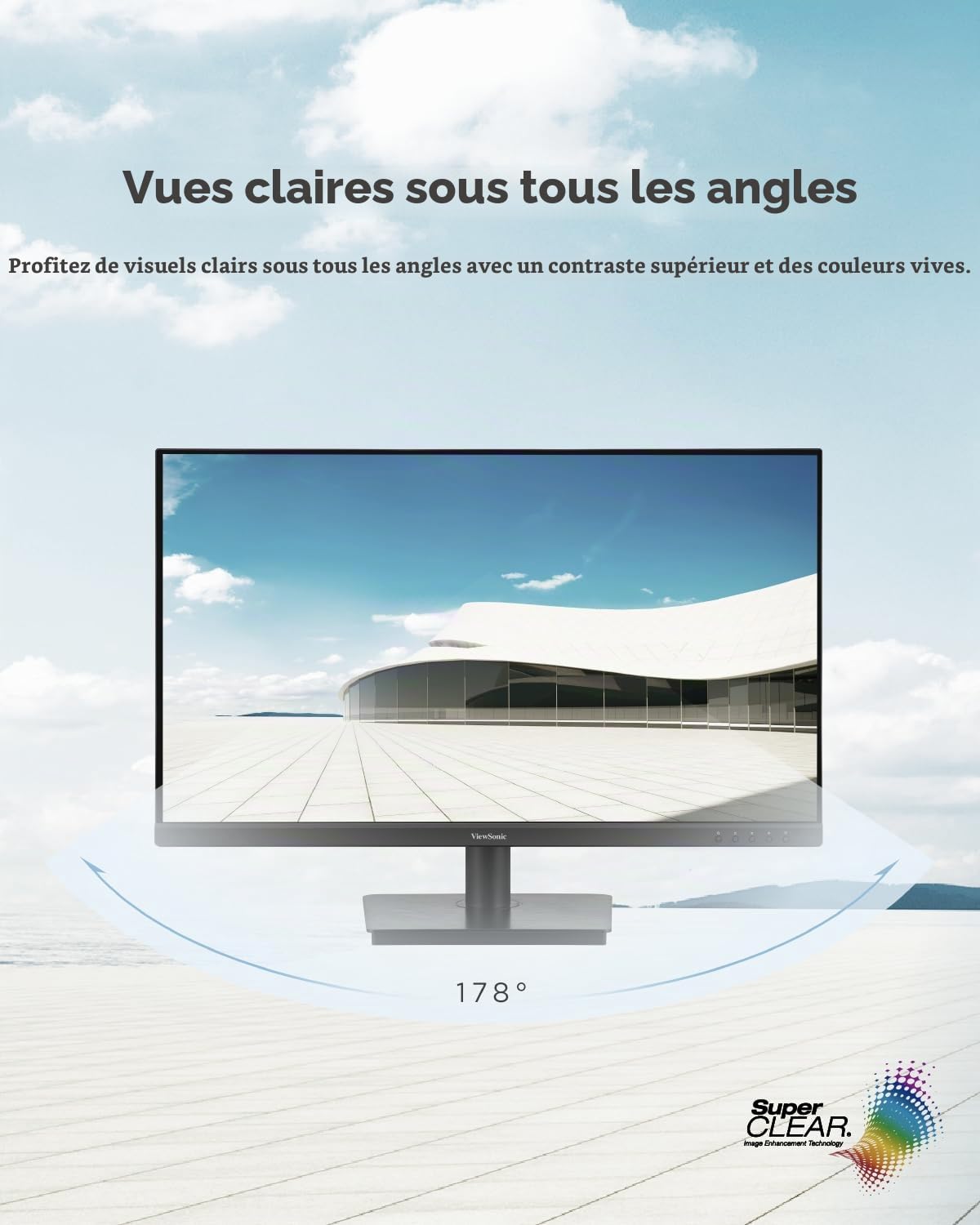 ViewSonic VA3208-4K-HD Écran PC 32 Pouces 4K UHD