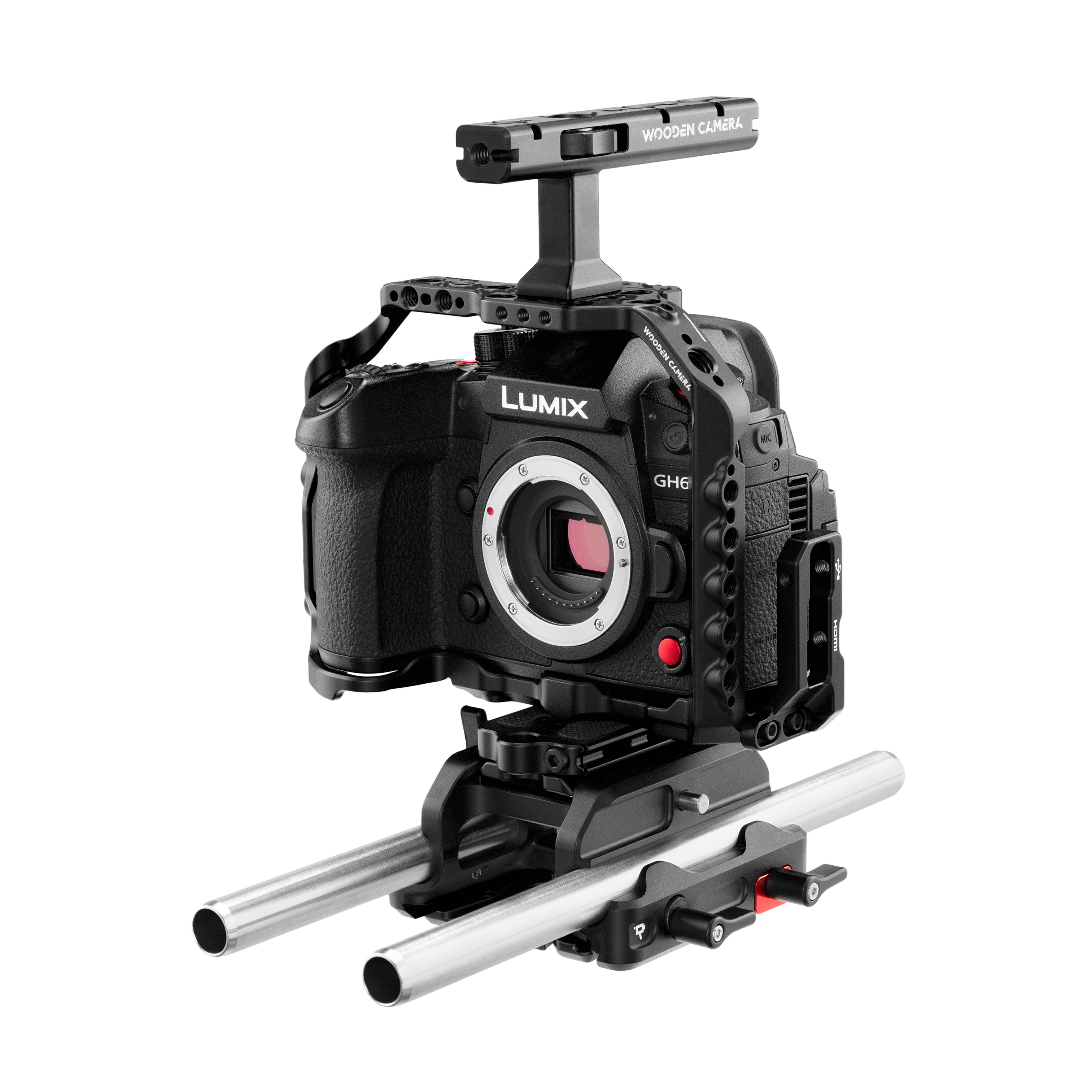 Wooden Camera Core Accessory Kit cage Panasonic GH6 GH7 rig