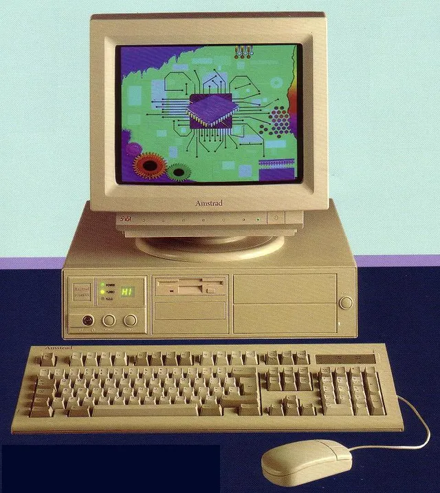 Amstrad Computer PC3000 PC8000 ordinateur de bureau