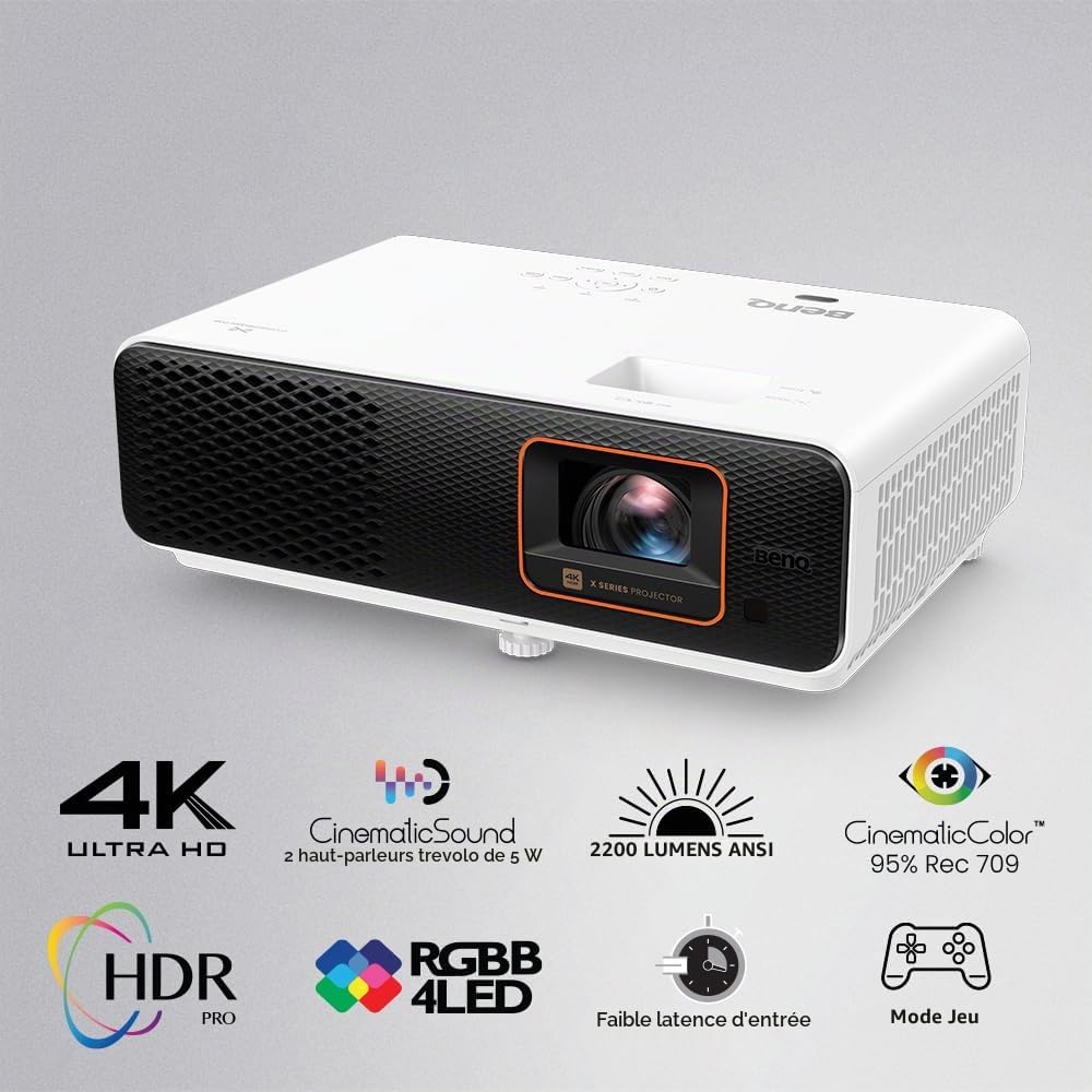 BenQ X Series X500i vidéoprojecteur gaming 4K 2200 lumens