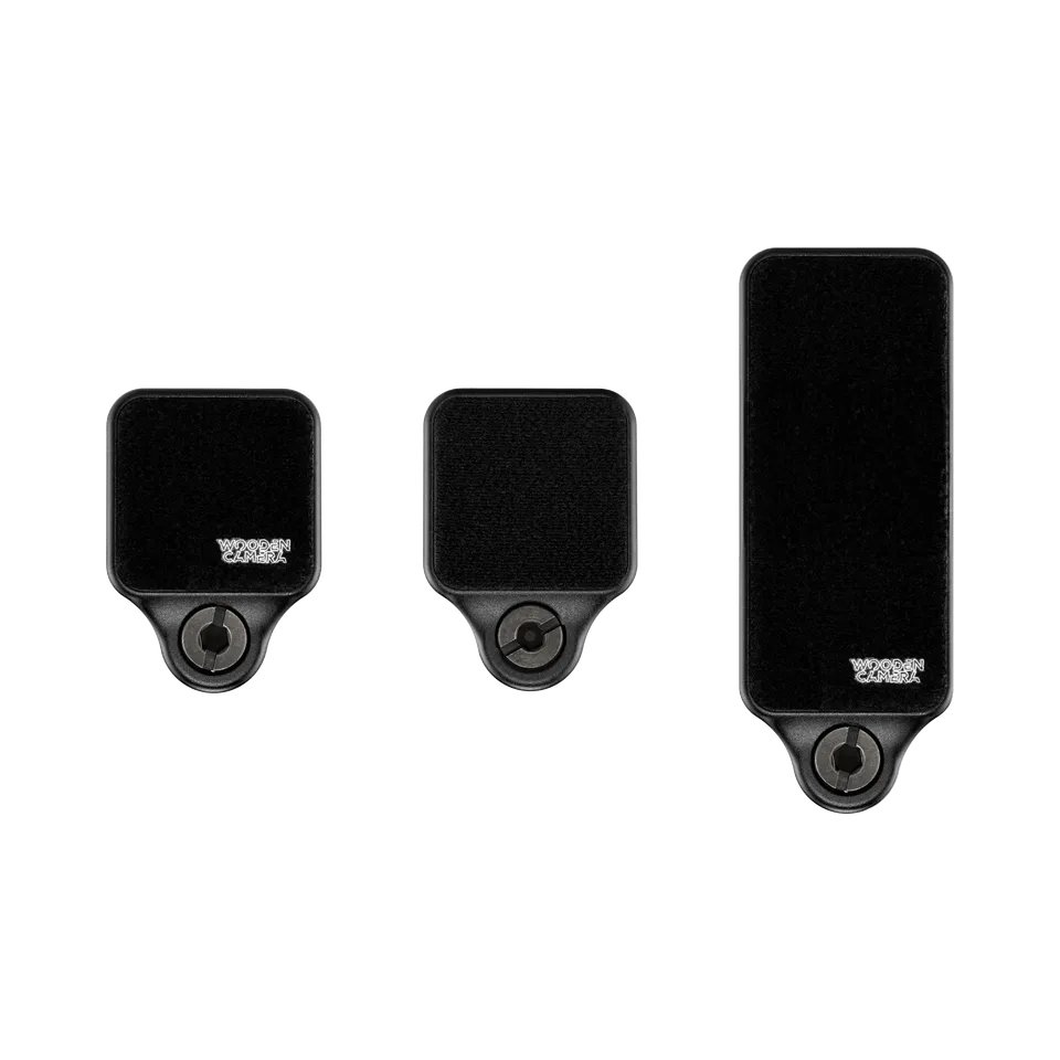 Wooden Camera Camera Support Bolt-On Hook and Loop kit 3 plaques