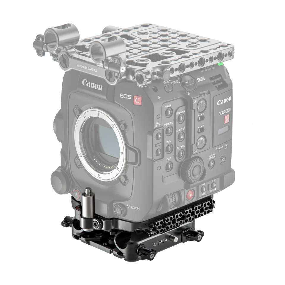 Wooden Camera Base Plate System Canon EOS C400 ARCA