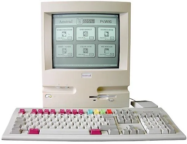 Amstrad PCW10 PCW16 ordinateur traitement de texte 1995