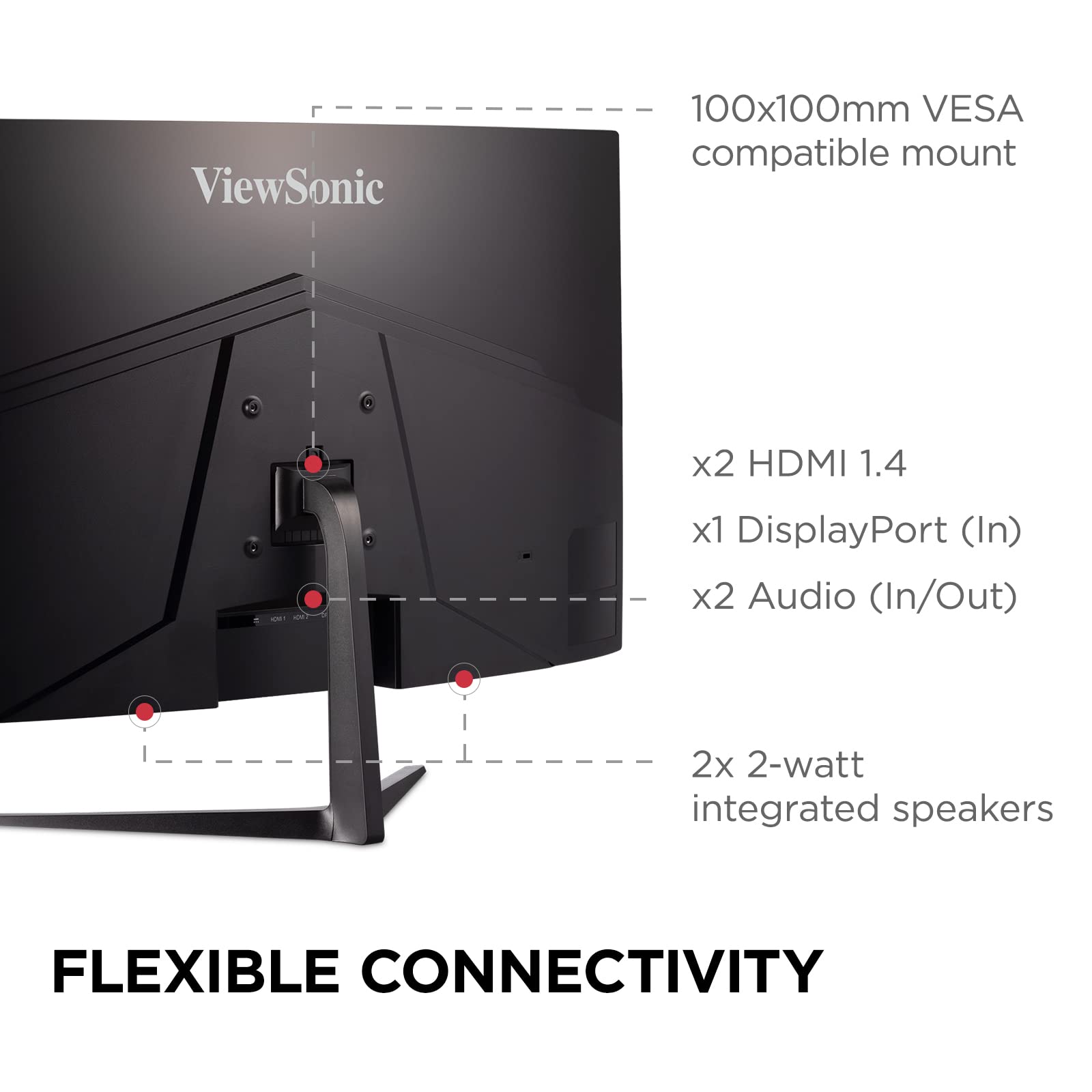 ViewSonic VX3218C-2K moniteur gamer 32" incurvé 2K 180 Hz
