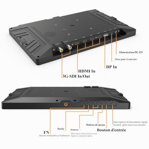 Lilliput A13 moniteur OLED 4K 13,3" Quad-Split SDI HDMI