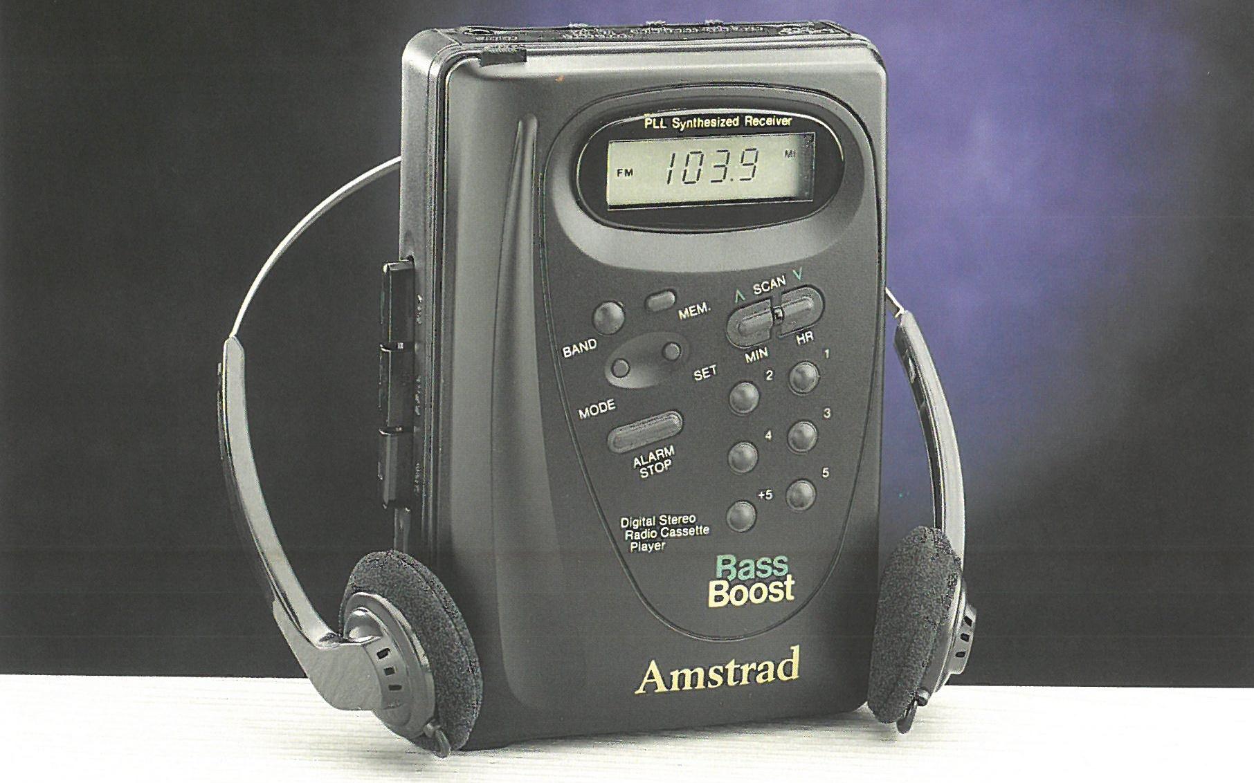 Amstrad Audio PS150 baladeur cassette radio style walkman 1994
