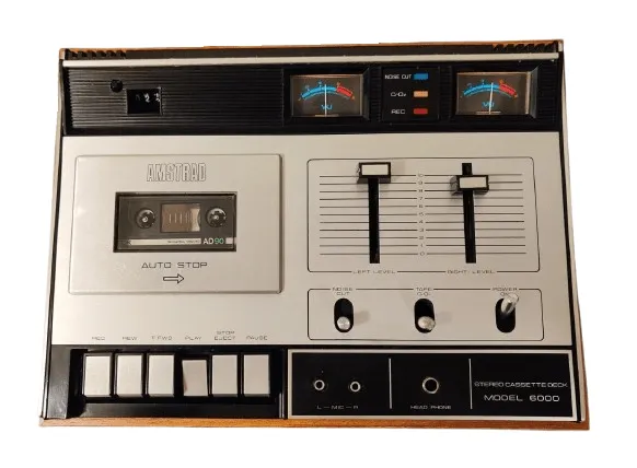 Amstrad 6000 platine cassette stéréo 1975