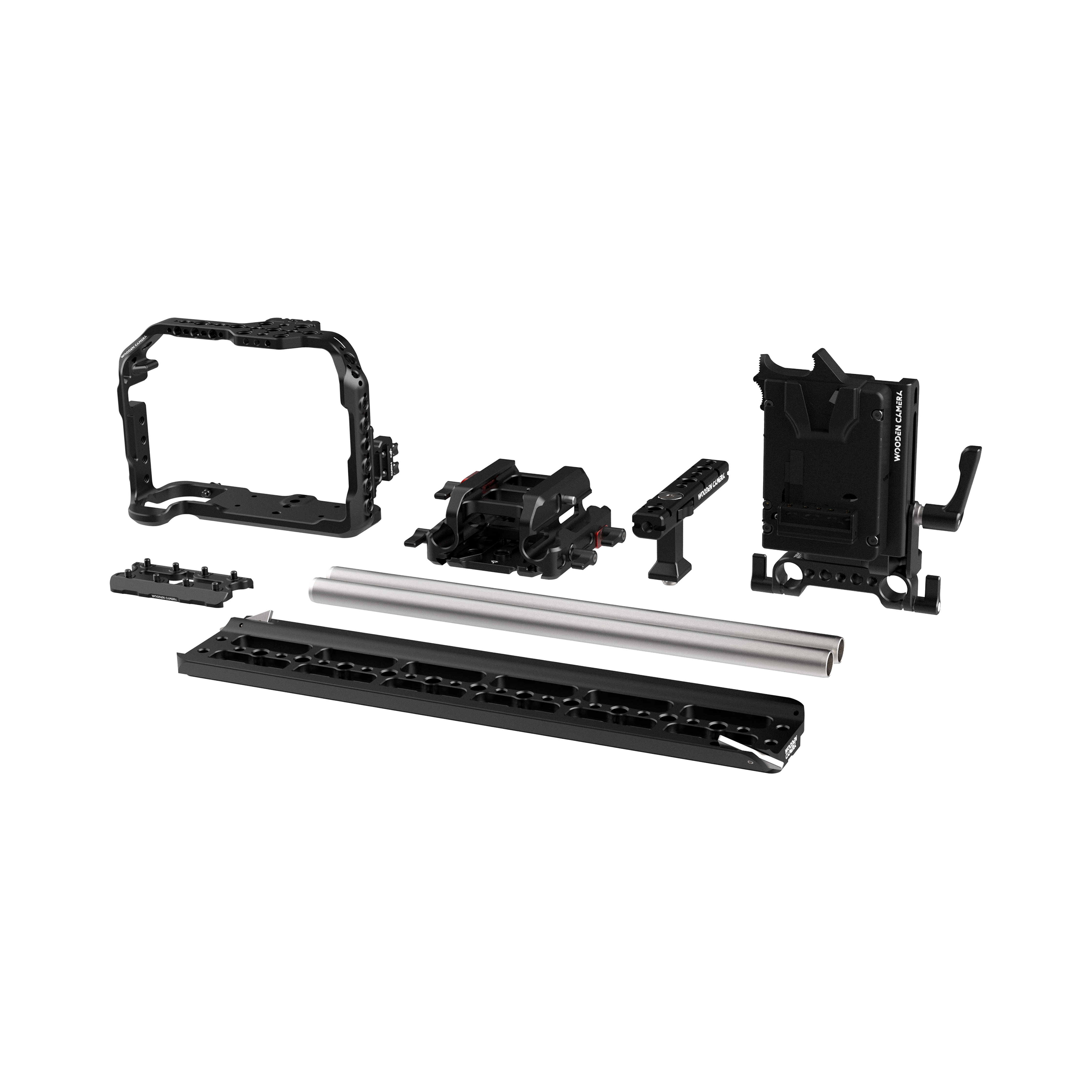 Wooden Camera GFX100S Kit Pro V-Mount cage accessoires