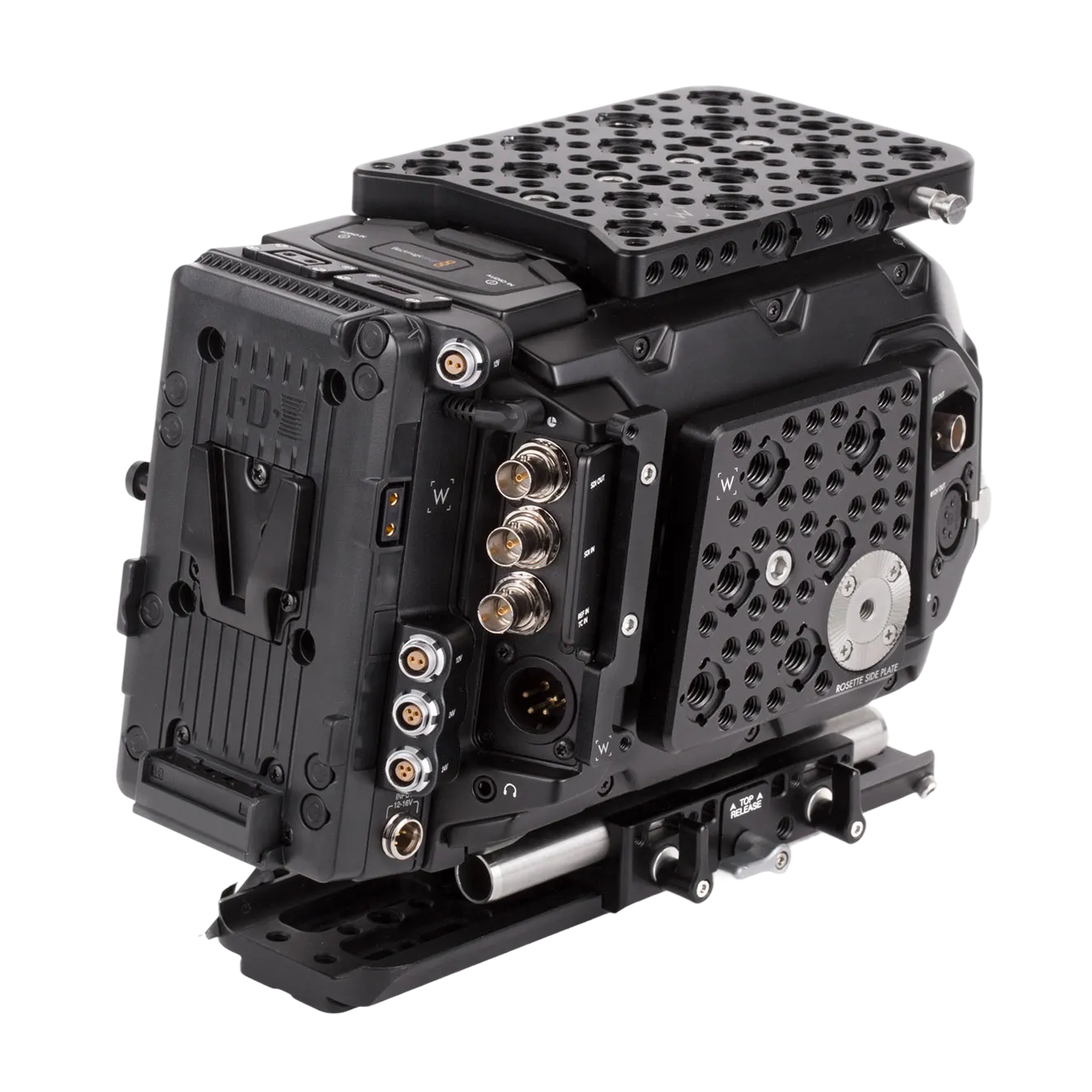 Wooden Camera D-Box URSA Mini plaque batterie V-Mount