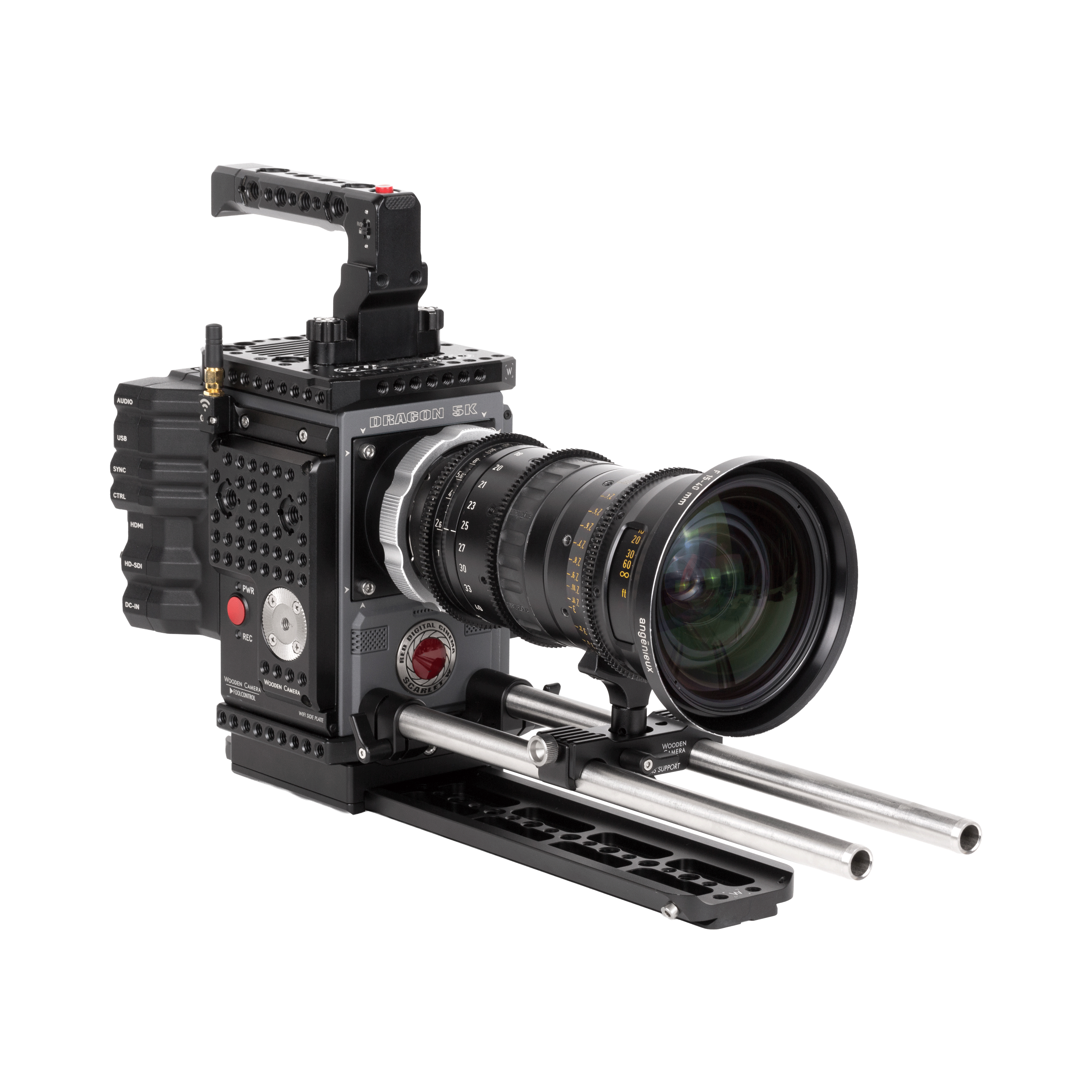Wooden Camera Lens Support universel 15mm LW objectifs lourds