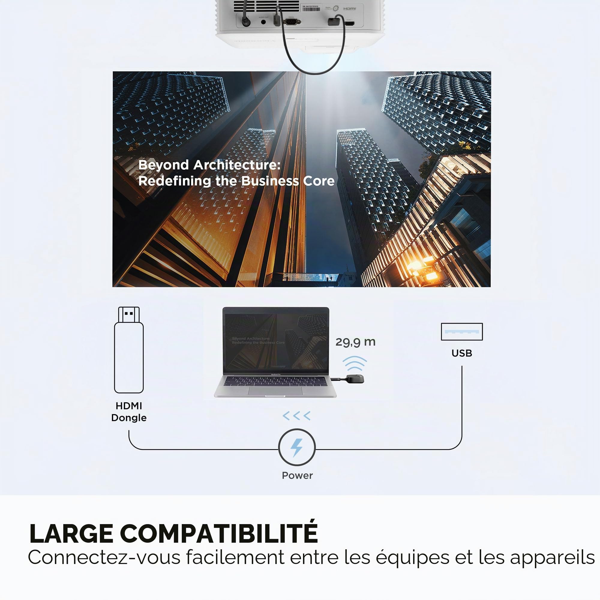 ViewSonic WPD-900 kit présentation sans fil 1080p USB-C