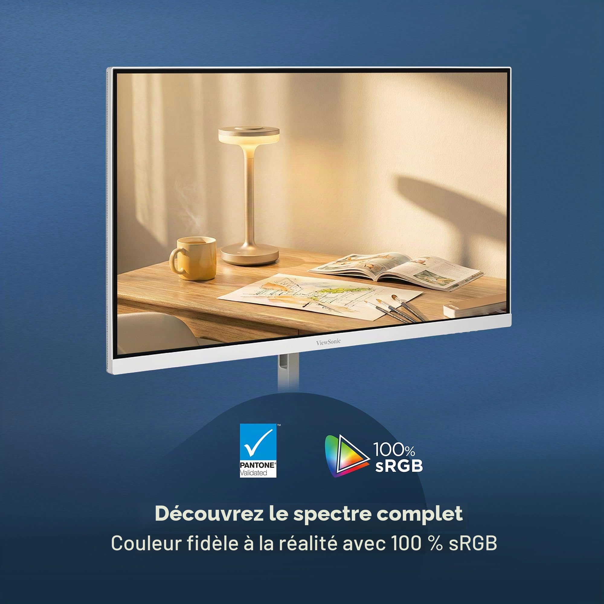 ViewSonic VP2766-2K-W moniteur 27" QHD Pantone 120Hz
