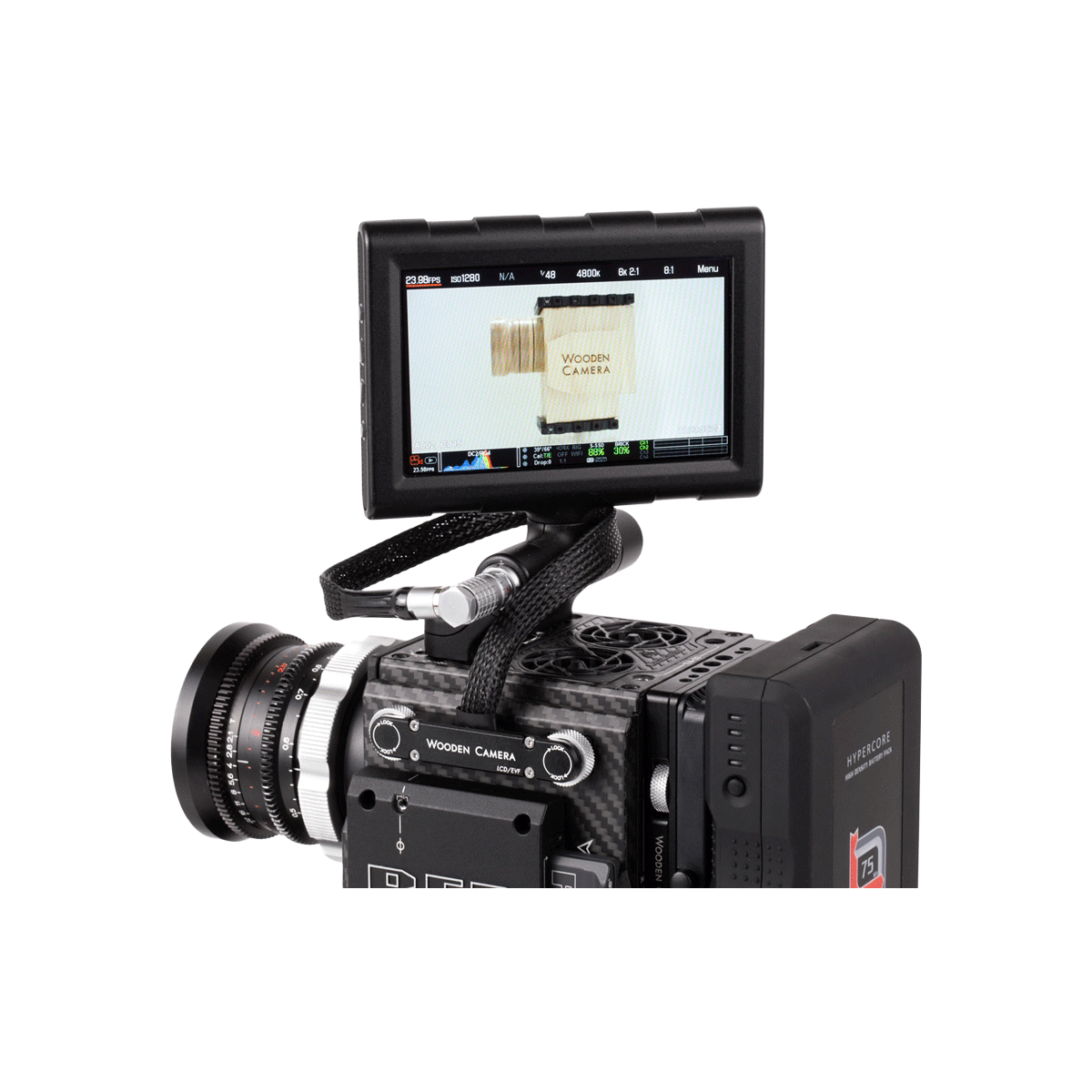 Wooden Camera Câble Pogo vers LCD/EVF RED DSMC2 30cm