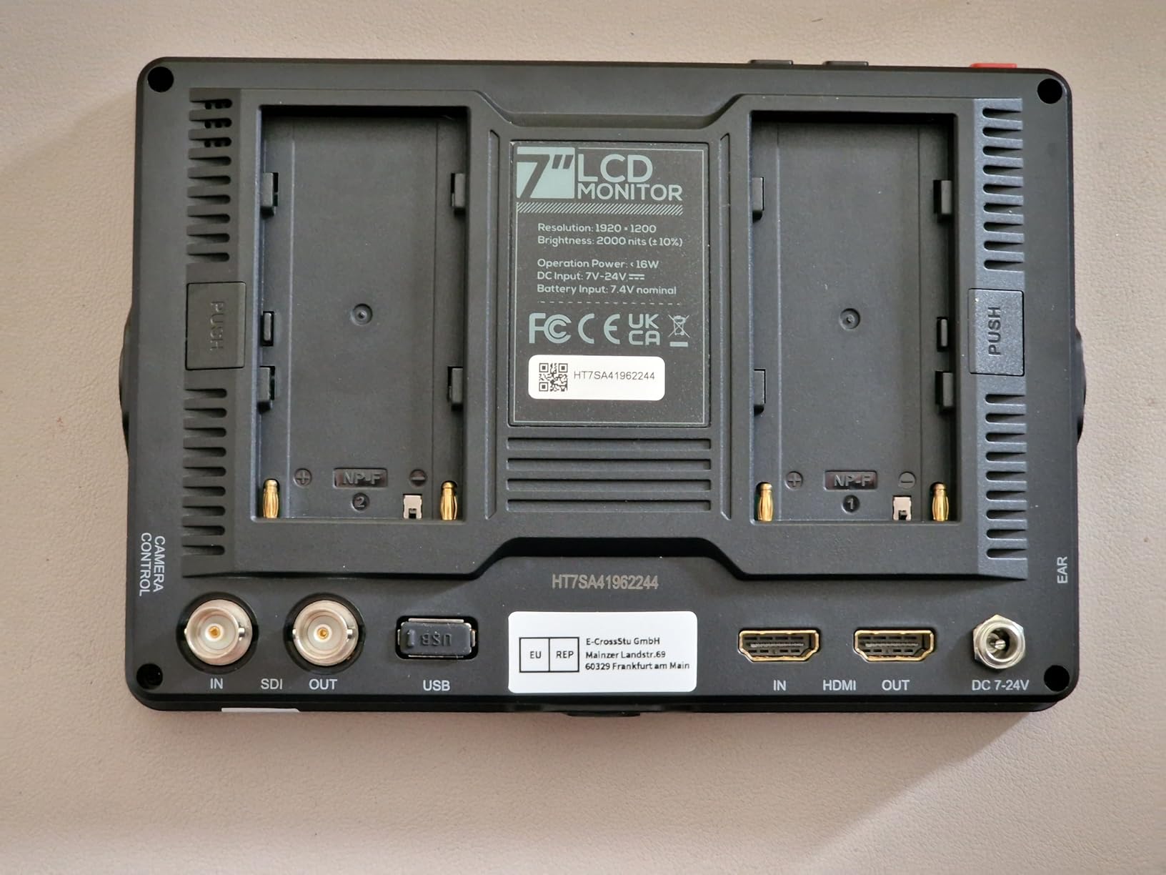 Lilliput HT7S moniteur tactile 7 pouces 2000 nits