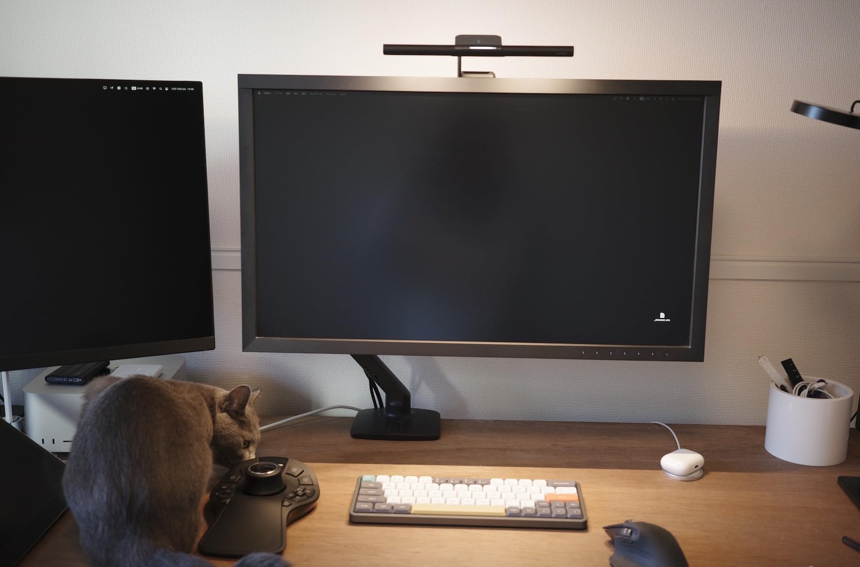 BenQ LaptopBar Lampe LED Bureau Noir Batterie Rechargeable