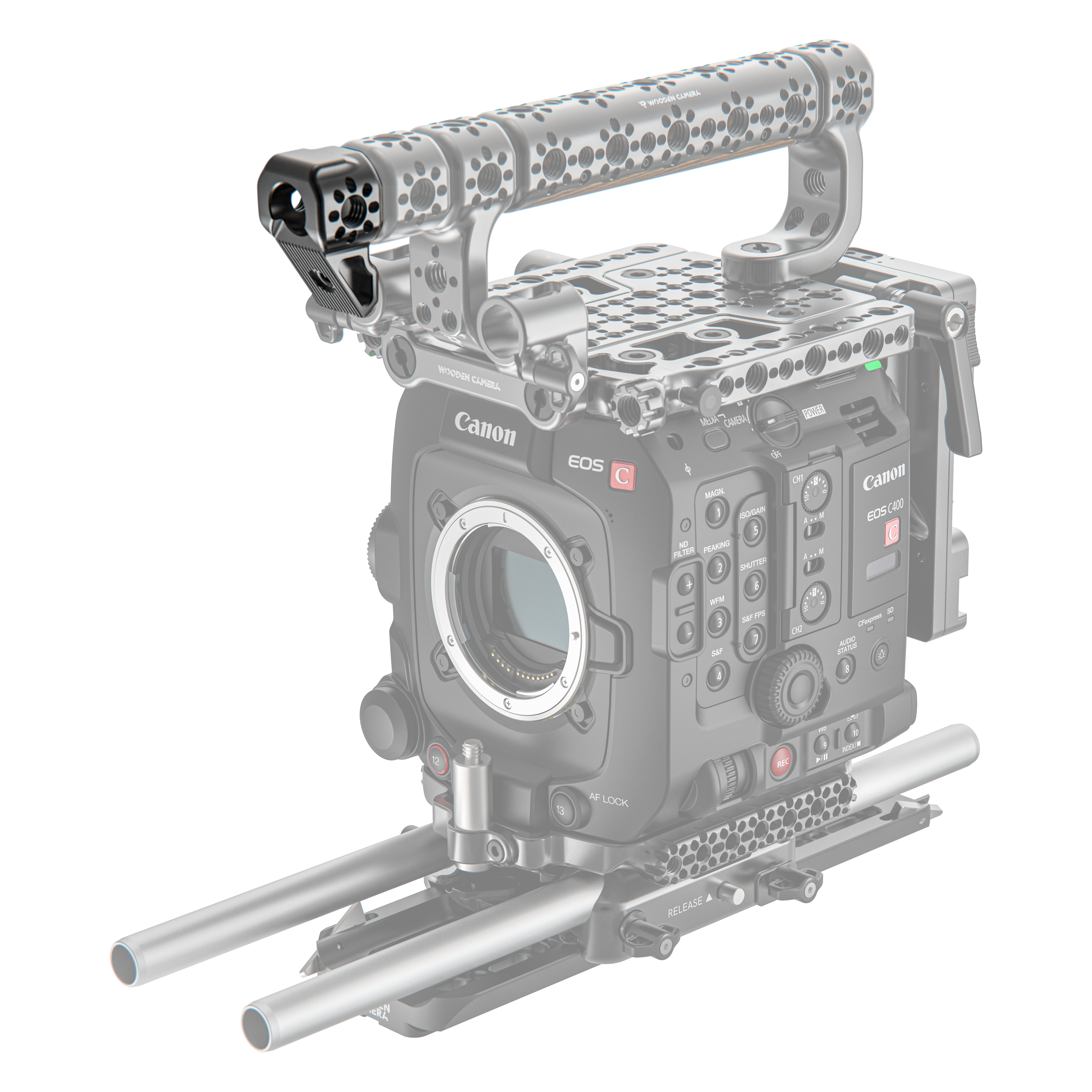 Wooden Camera Handles adaptateur EVF Canon C400 Ultra