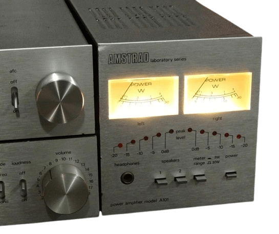 Amstrad Audio A101 micro-chaîne hi-fi ampli tuner noir