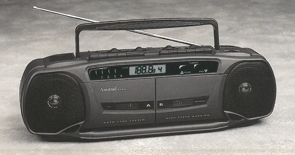 Amstrad Audio MTR20 radiocassette portable radio cassette