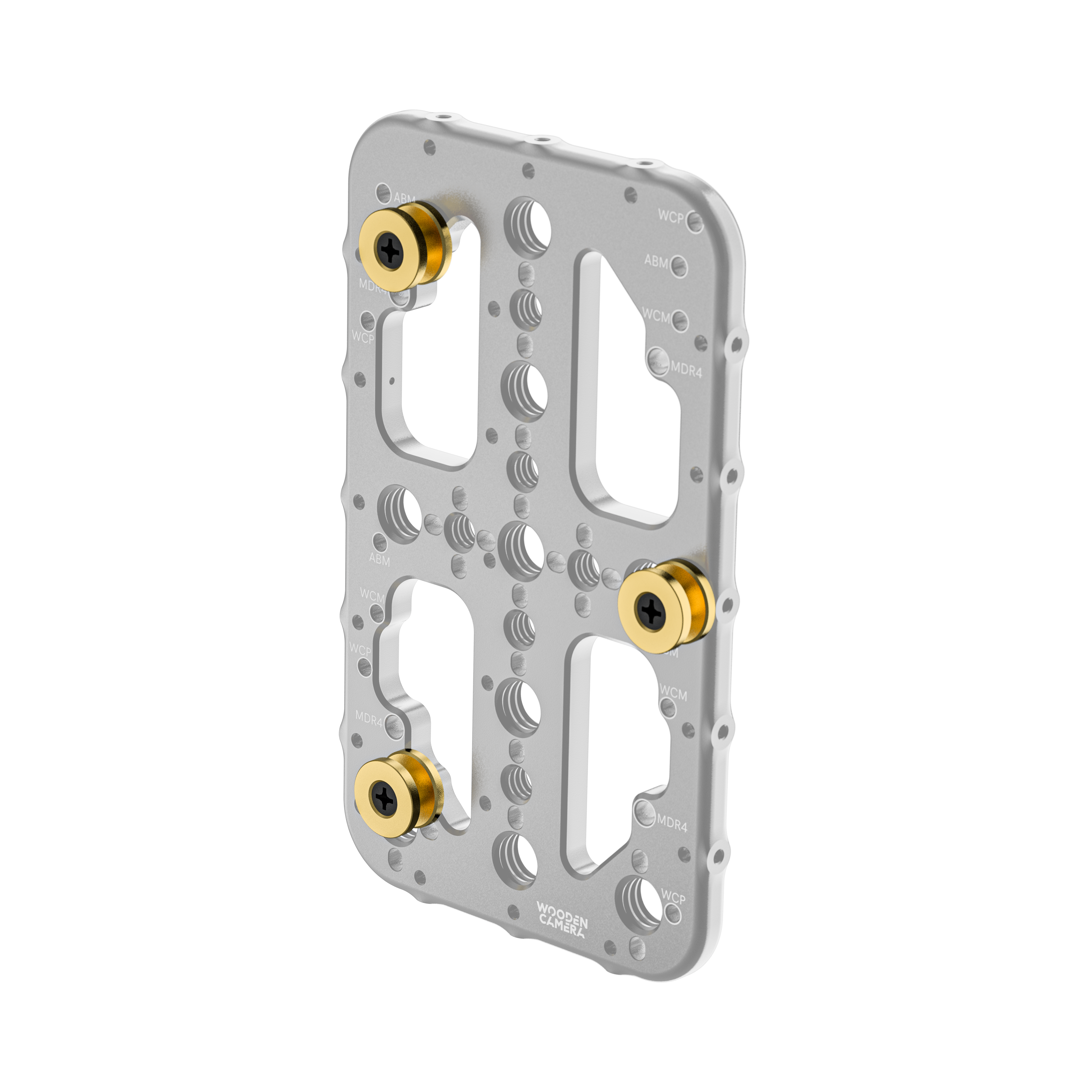 Wooden Camera Power Gold Mount Stud plots x3 batterie