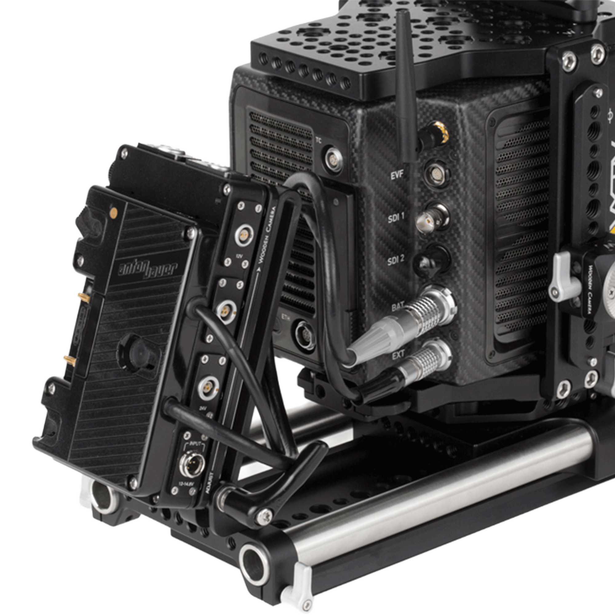 Wooden Camera D-Box ALEXA Mini Boîtier alimentation Gold Mount