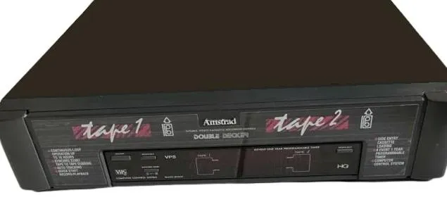 Amstrad DD9900 magnétoscope VHS double deck DD9904