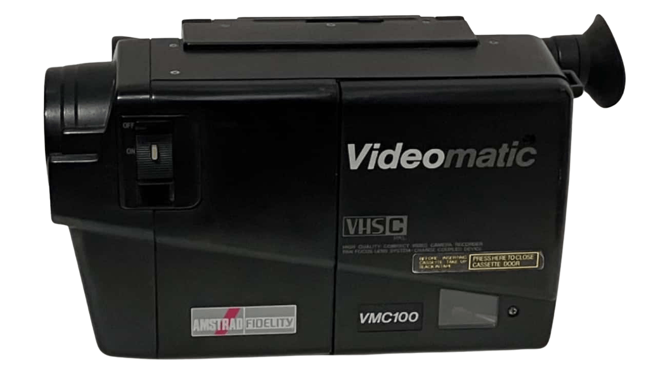 Amstrad VMC100 caméscope VHS-C Videomatic avec accessoires