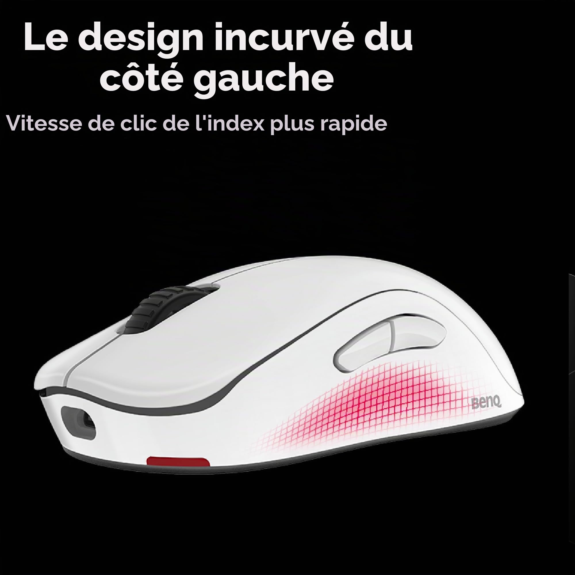 BenQ ZOWIE U2-DW Souris gaming sans fil blanche 4K