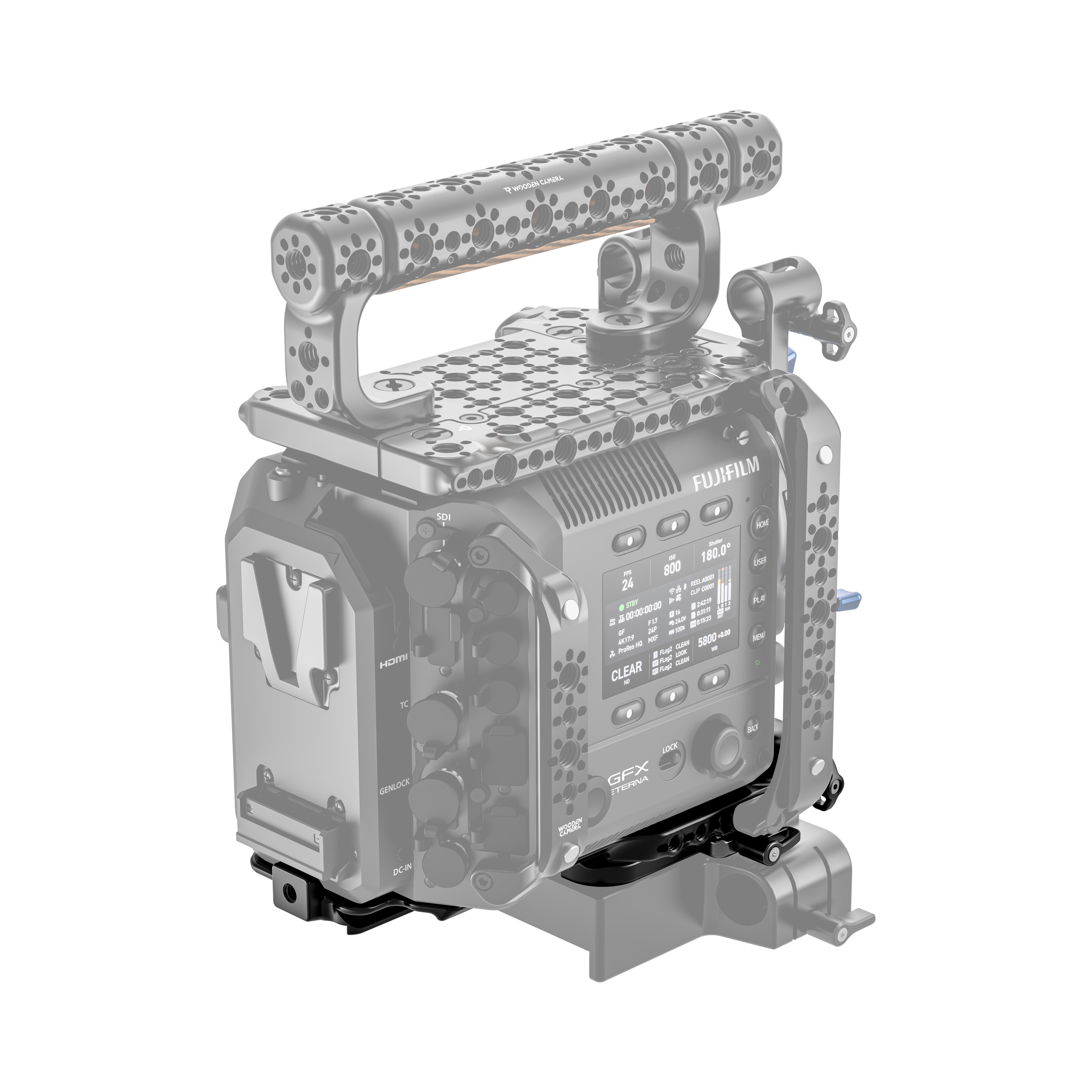 Wooden Camera Base Plate System GFX ETERNA 55 Platine ARCA