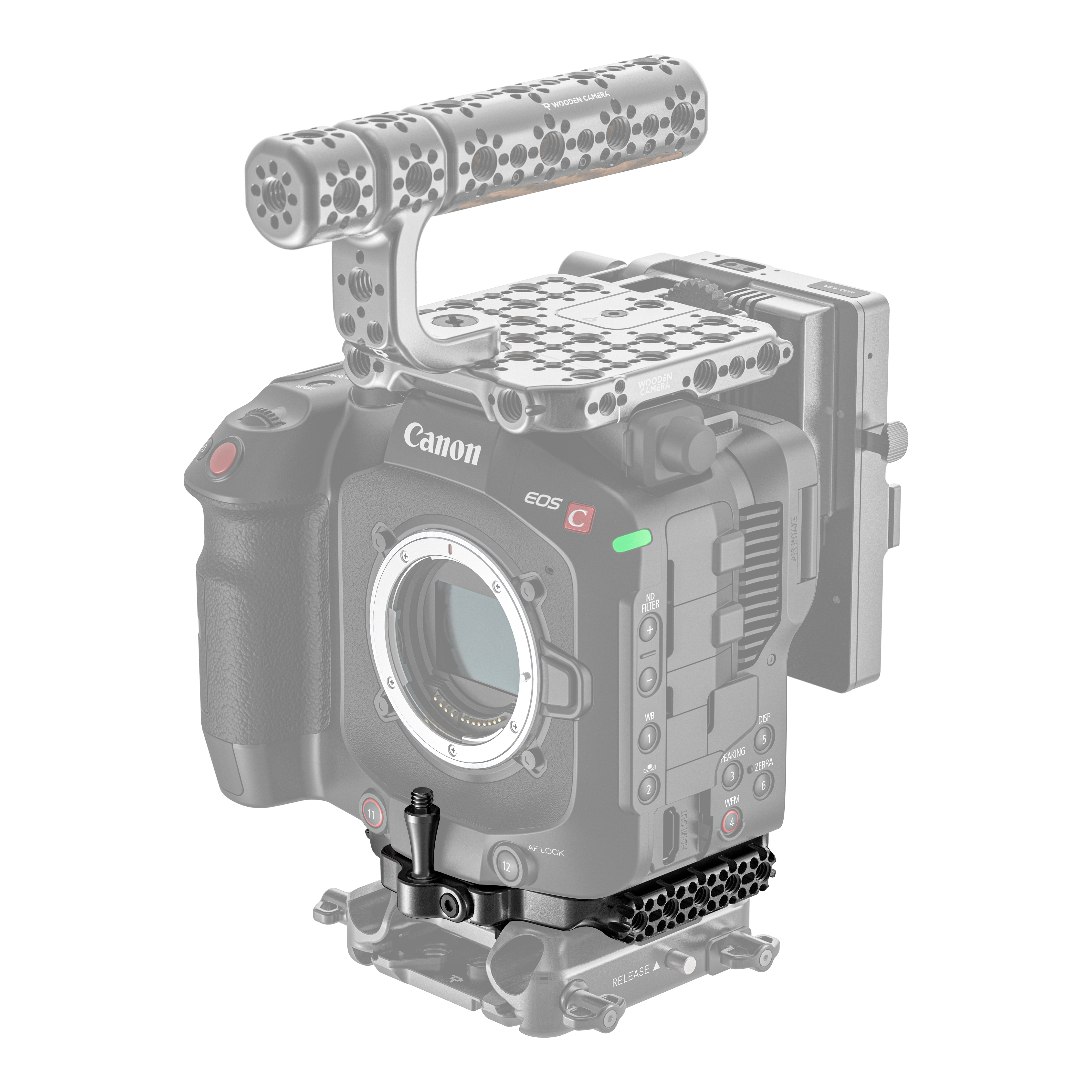 Wooden Camera Camera Support ARCA Riser Plate Canon EOS C80