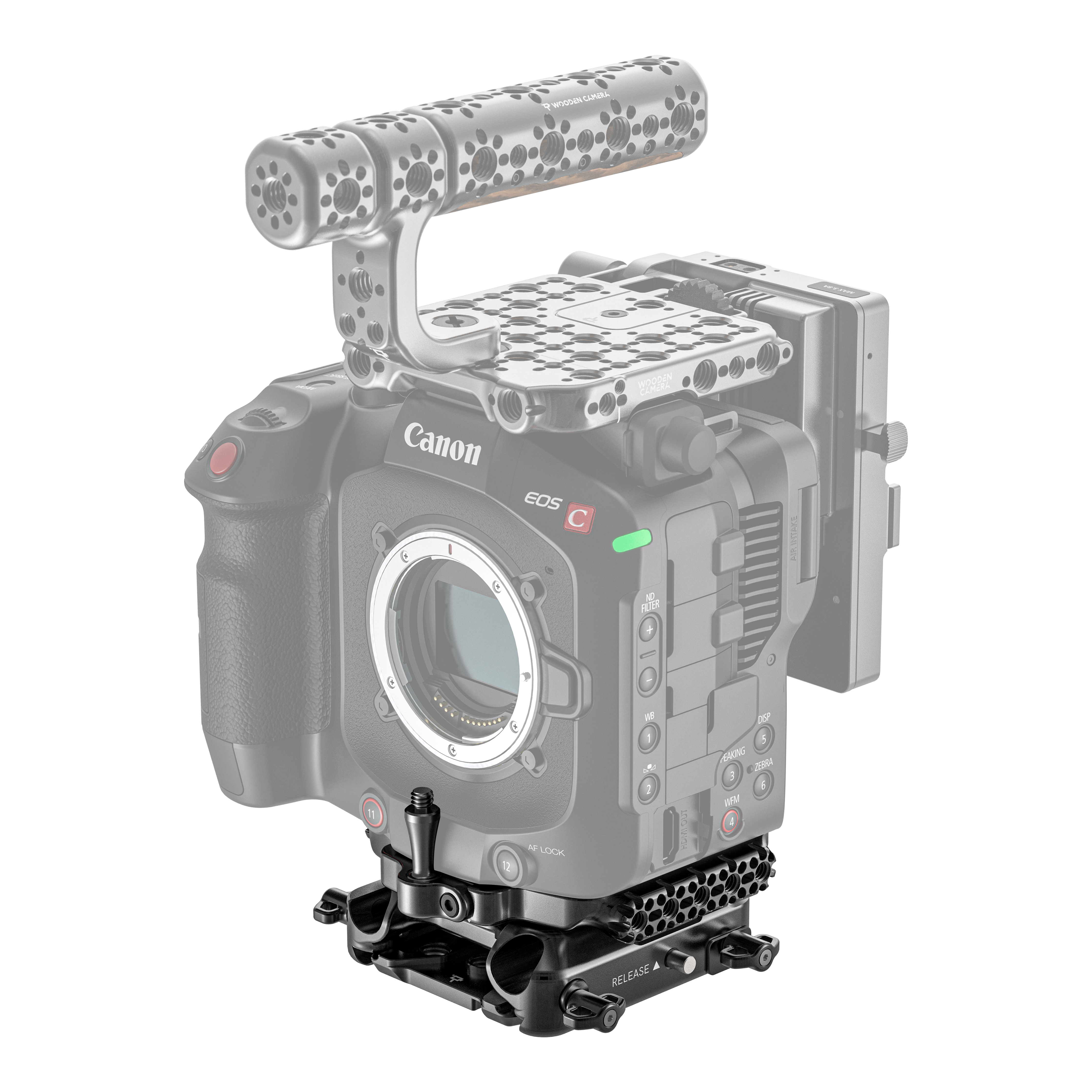 Wooden Camera Camera Support Base Plate Canon EOS C80 ARCA