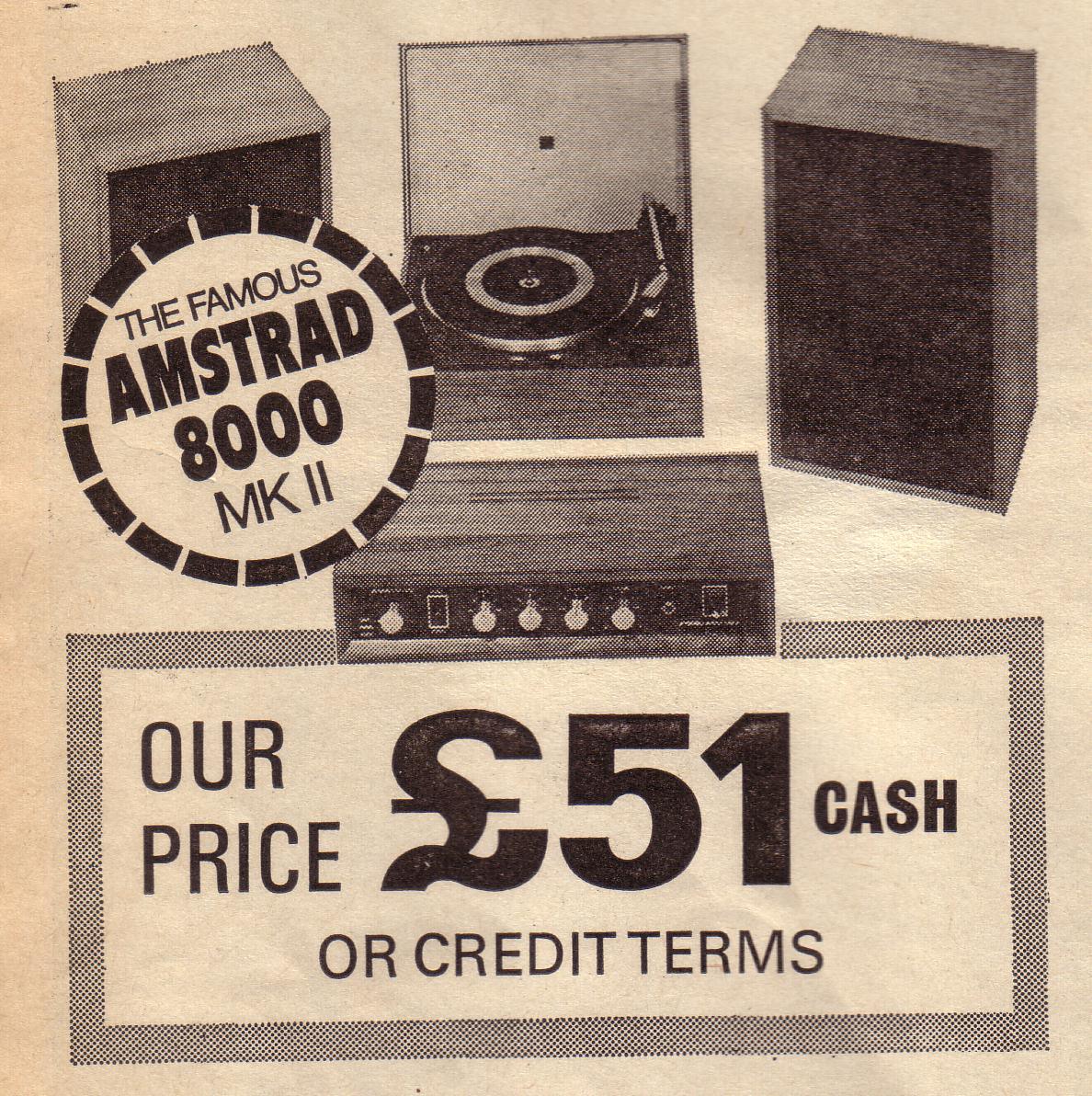Amstrad Audio 8000 amplificateur stéréo 8W