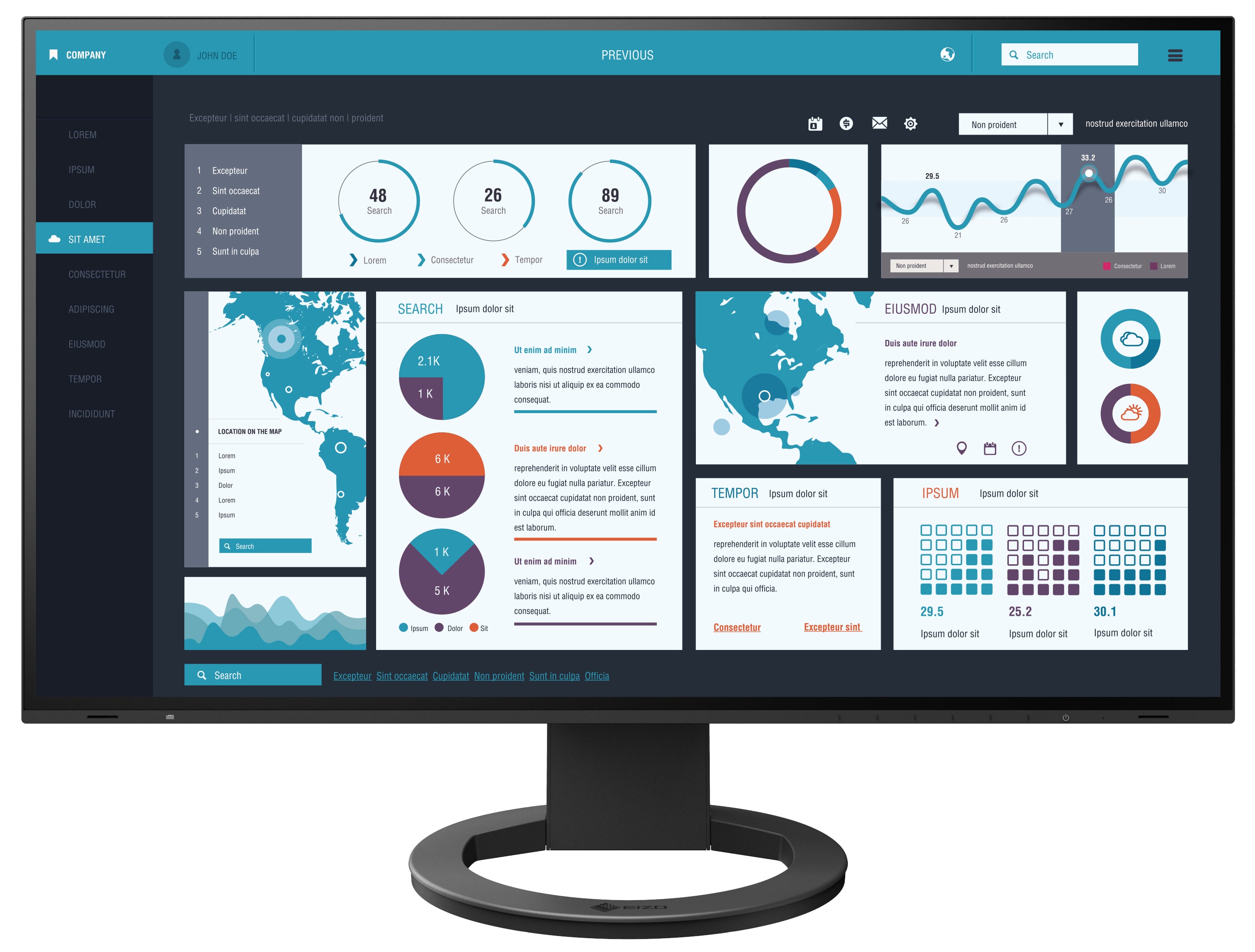 EIZO FlexScan EV2795 moniteur 27" WQHD USB-C noir