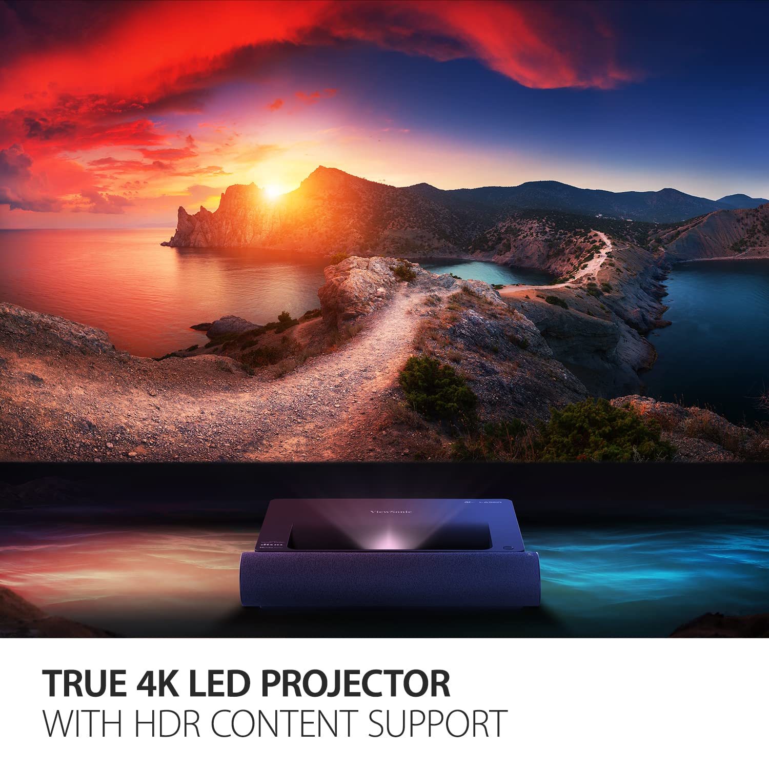 ViewSonic X Series X2000B-4K vidéoprojecteur ultra courte focale noir
