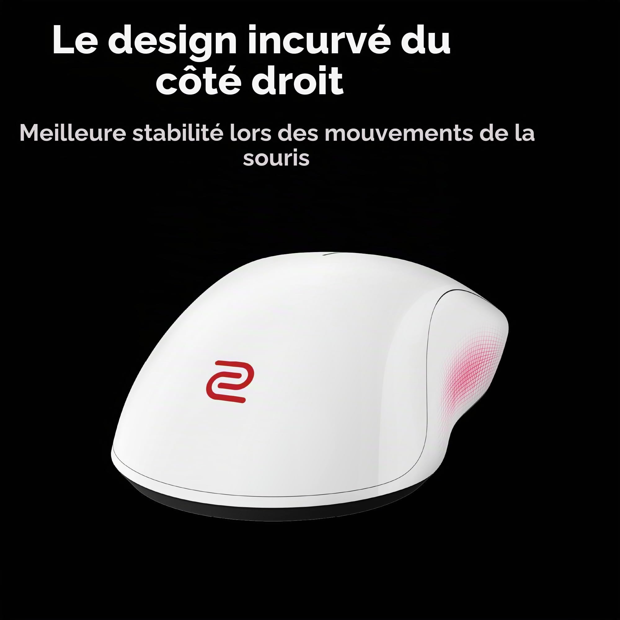 BenQ ZOWIE U2-DW Souris gaming sans fil blanche 4K