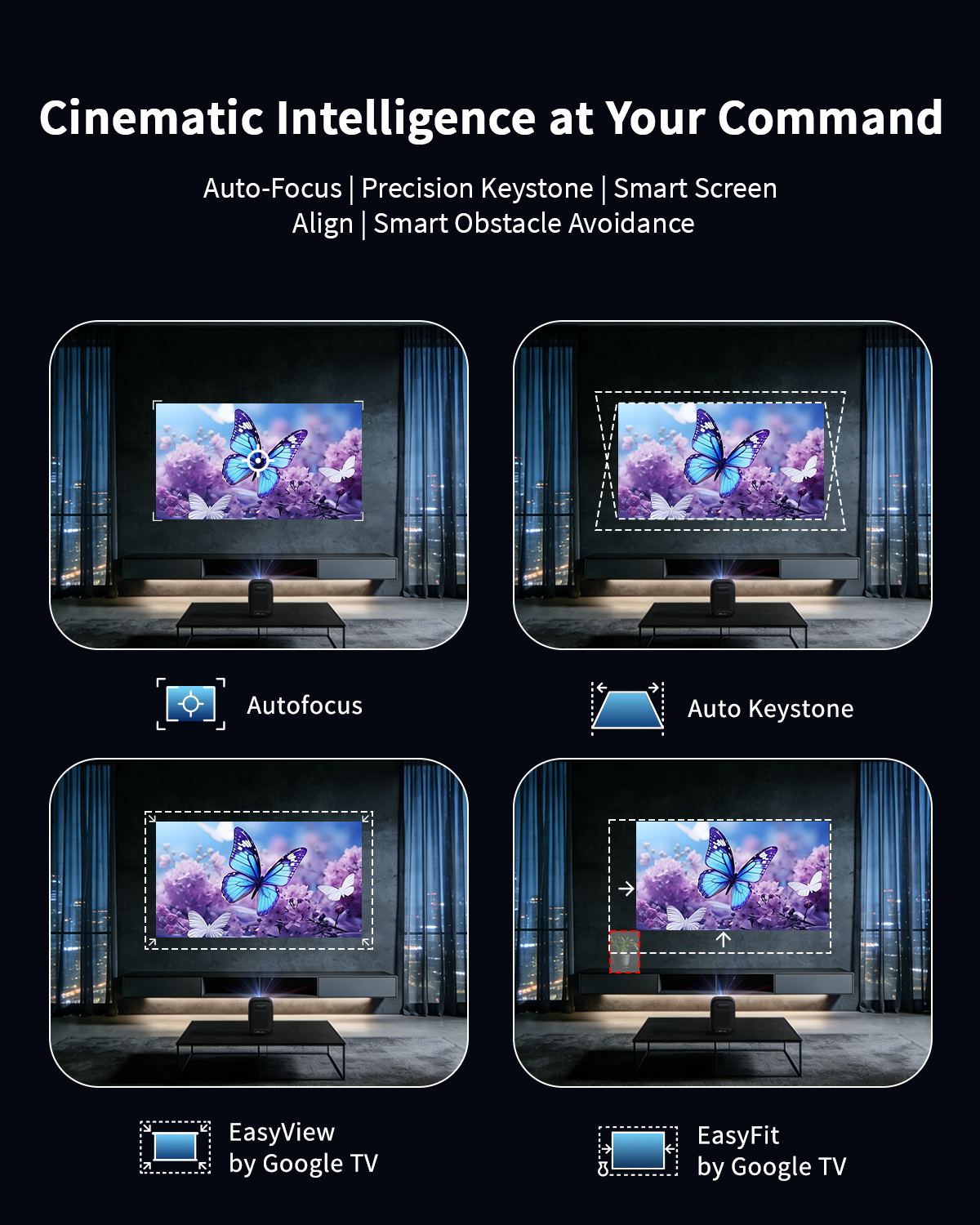 Wemax VP03 vidéoprojecteur Google TV 1080P 300 ISO