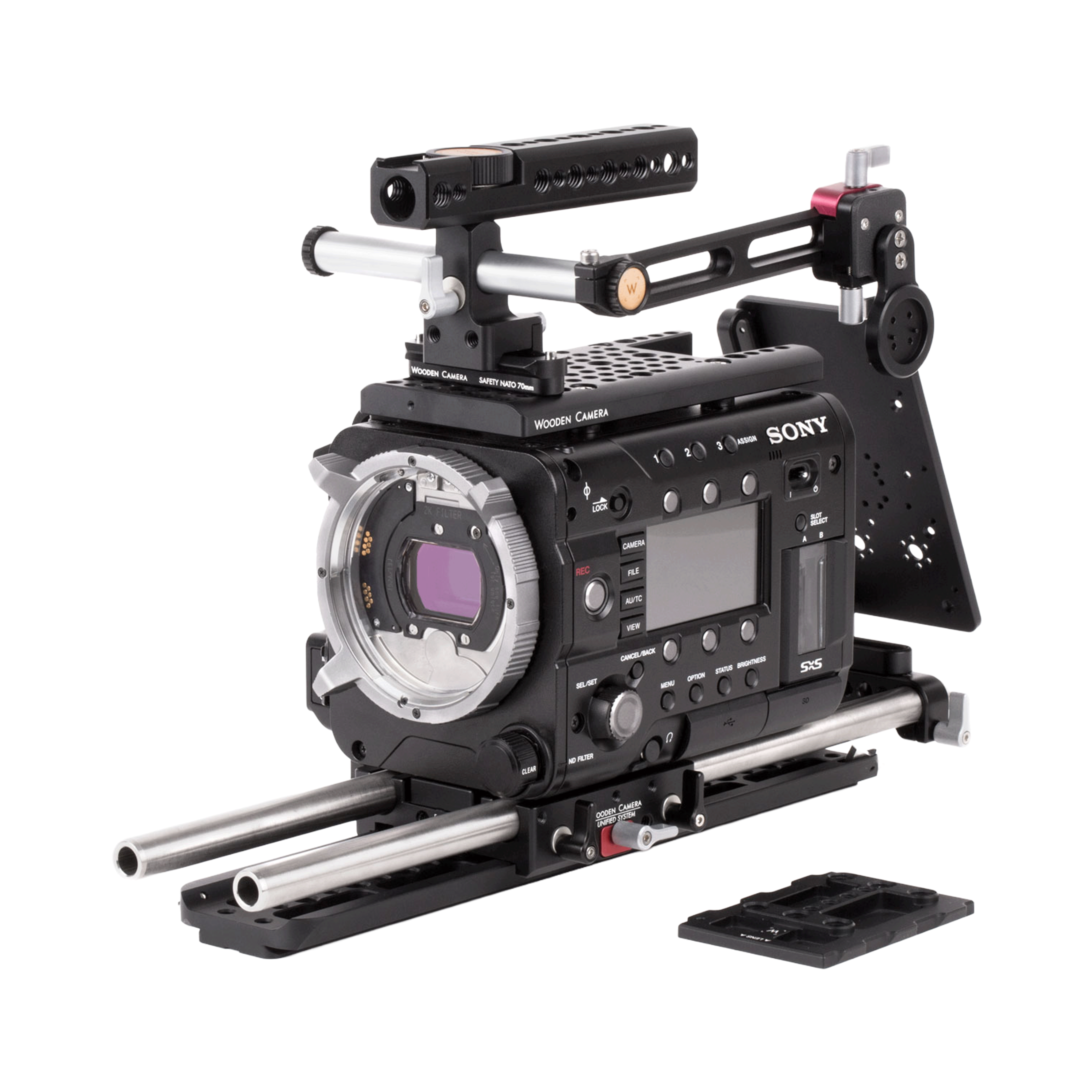 Wooden Camera Baseplate Unified Sony FX6 / URSA Mini