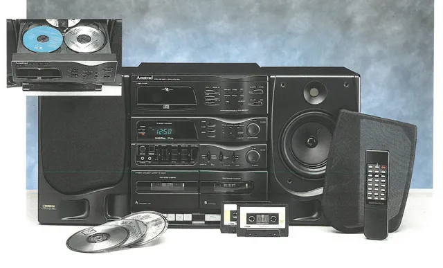 Amstrad Audio MINI CD3-500 mini-chaîne multi-CD enceintes