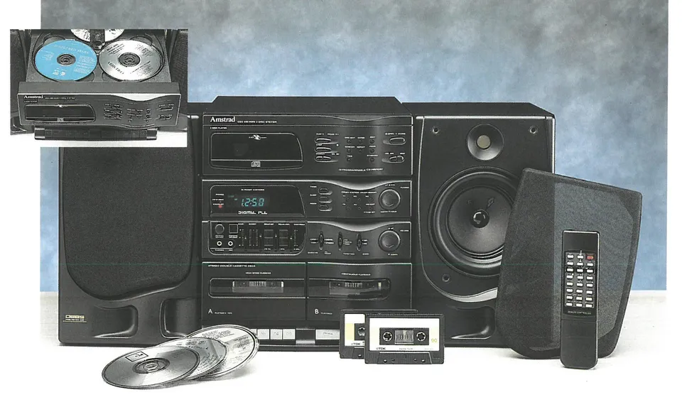 Amstrad Audio MINI CD3-500 mini-chaîne multi-CD enceintes