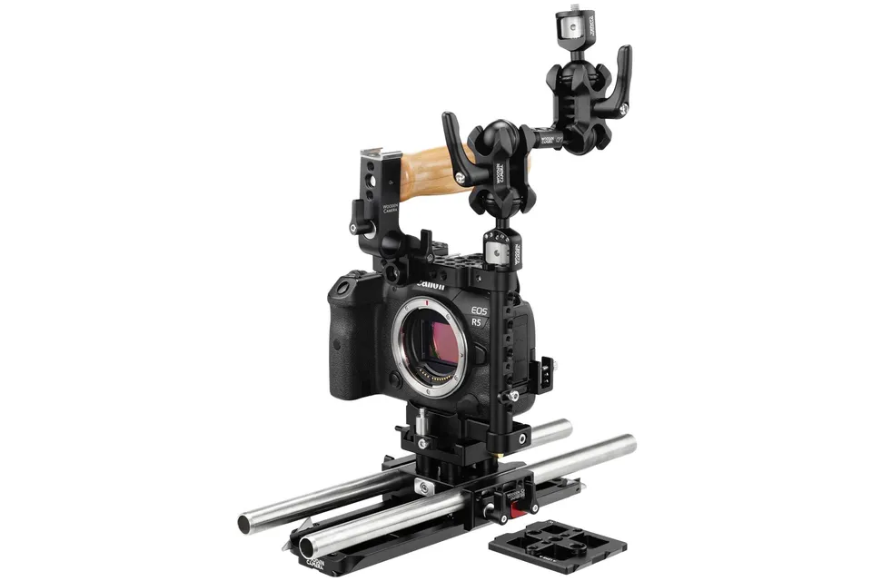 Wooden Camera Accessory Kits Canon EOS R R5 R6 kit cage Advanced