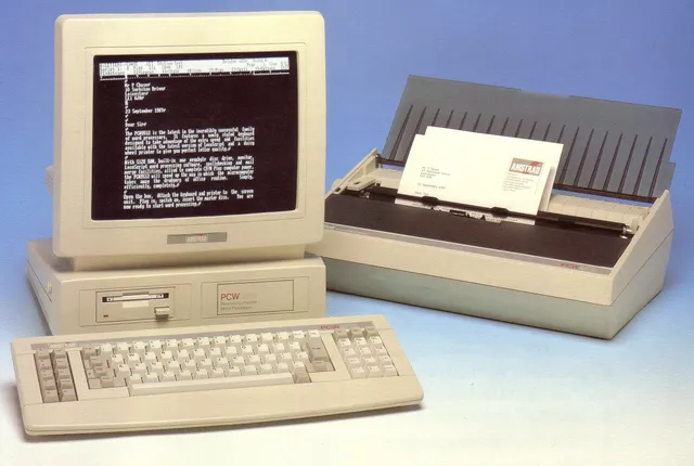 Amstrad PCW9256 ordinateur traitement de texte 1991