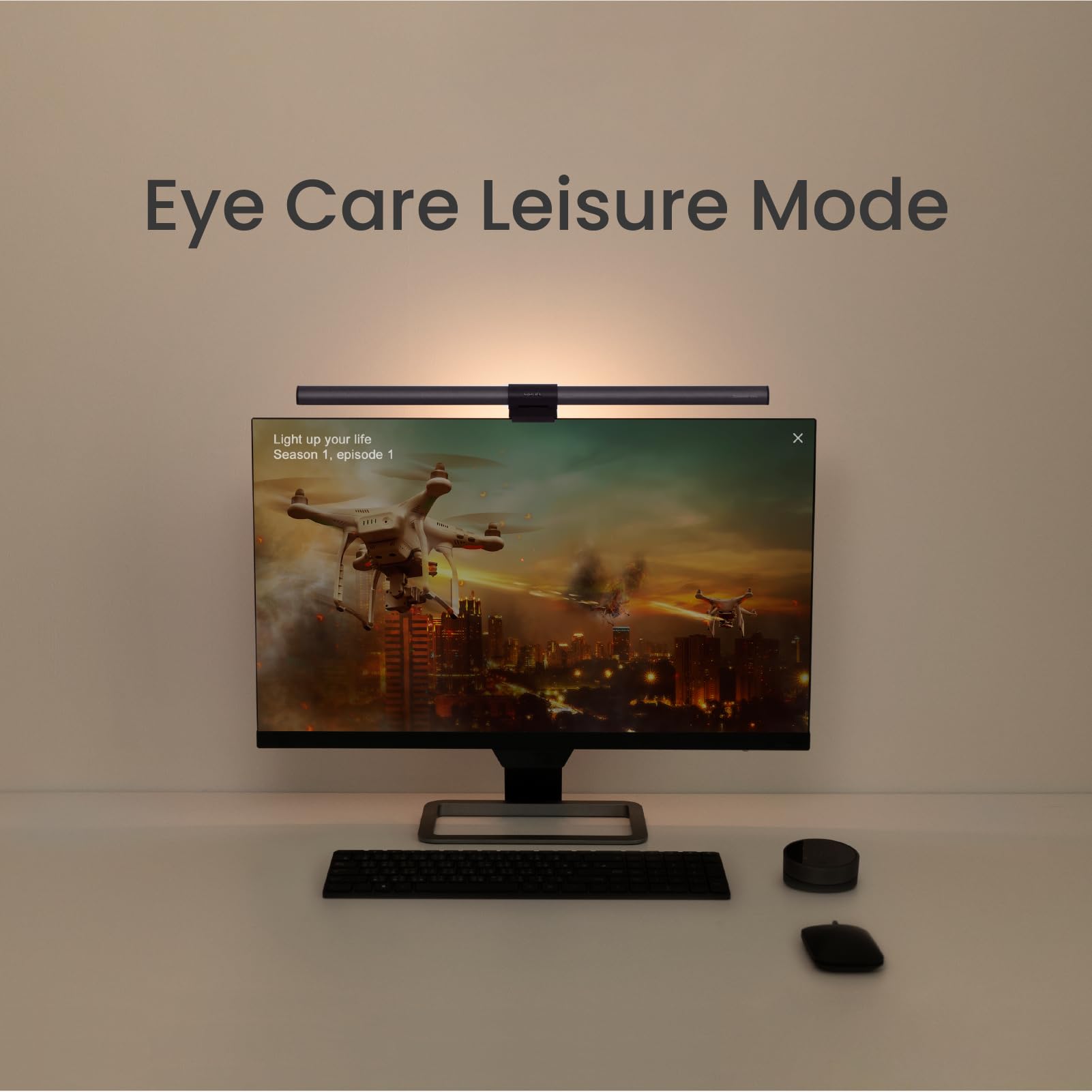 BenQ ScreenBar Halo barre écran sans fil 3 modes sans reflet