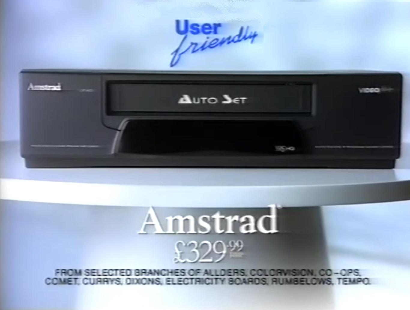 Amstrad UF20 magnétoscope VHS UF30 UF40 Videoplus