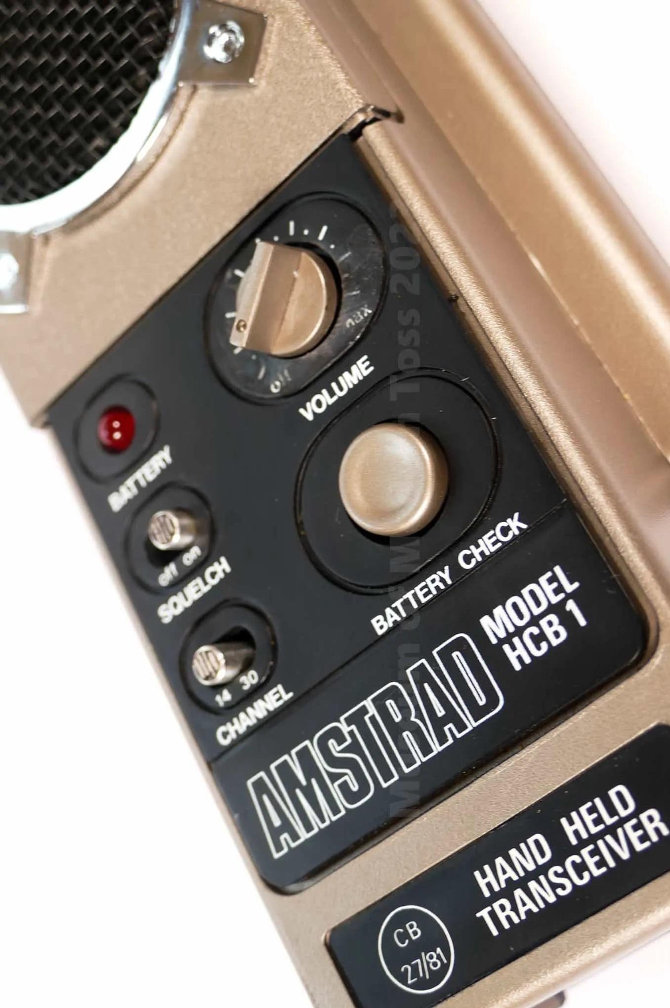 Amstrad Audio HCB1 radio CB portable émetteur 1981