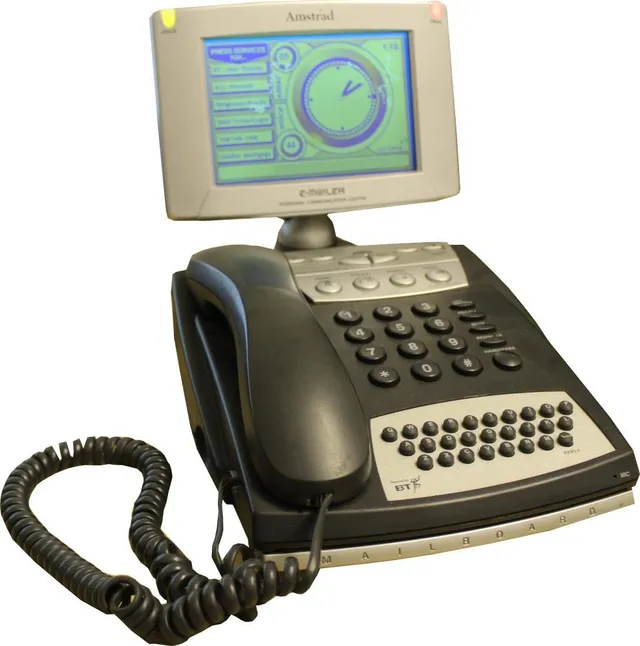 Amstrad Emailer EM2000 téléphone mail écran LCD mains libres