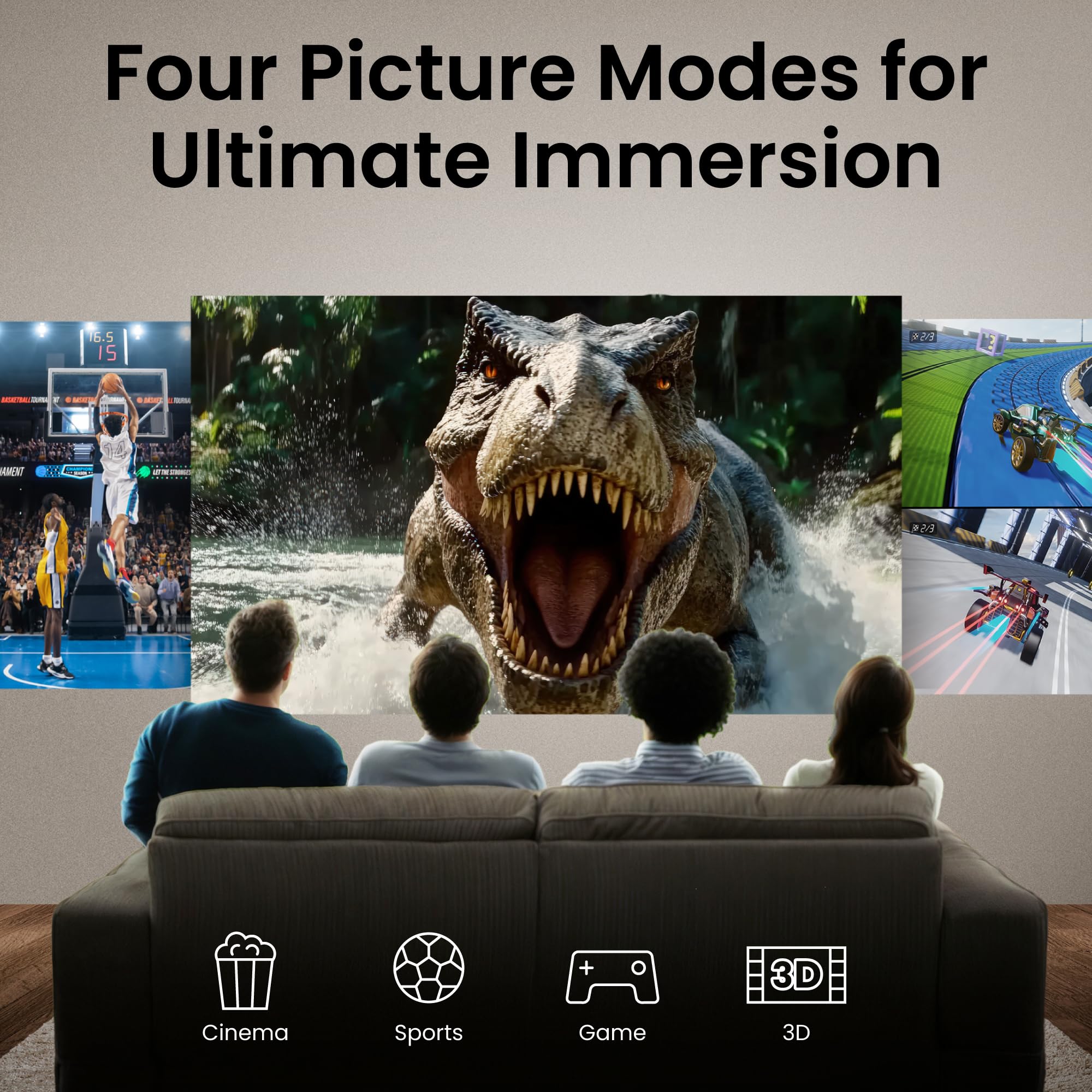 BenQ TH575i Vidéoprojecteur Home Cinéma 1080p Google TV