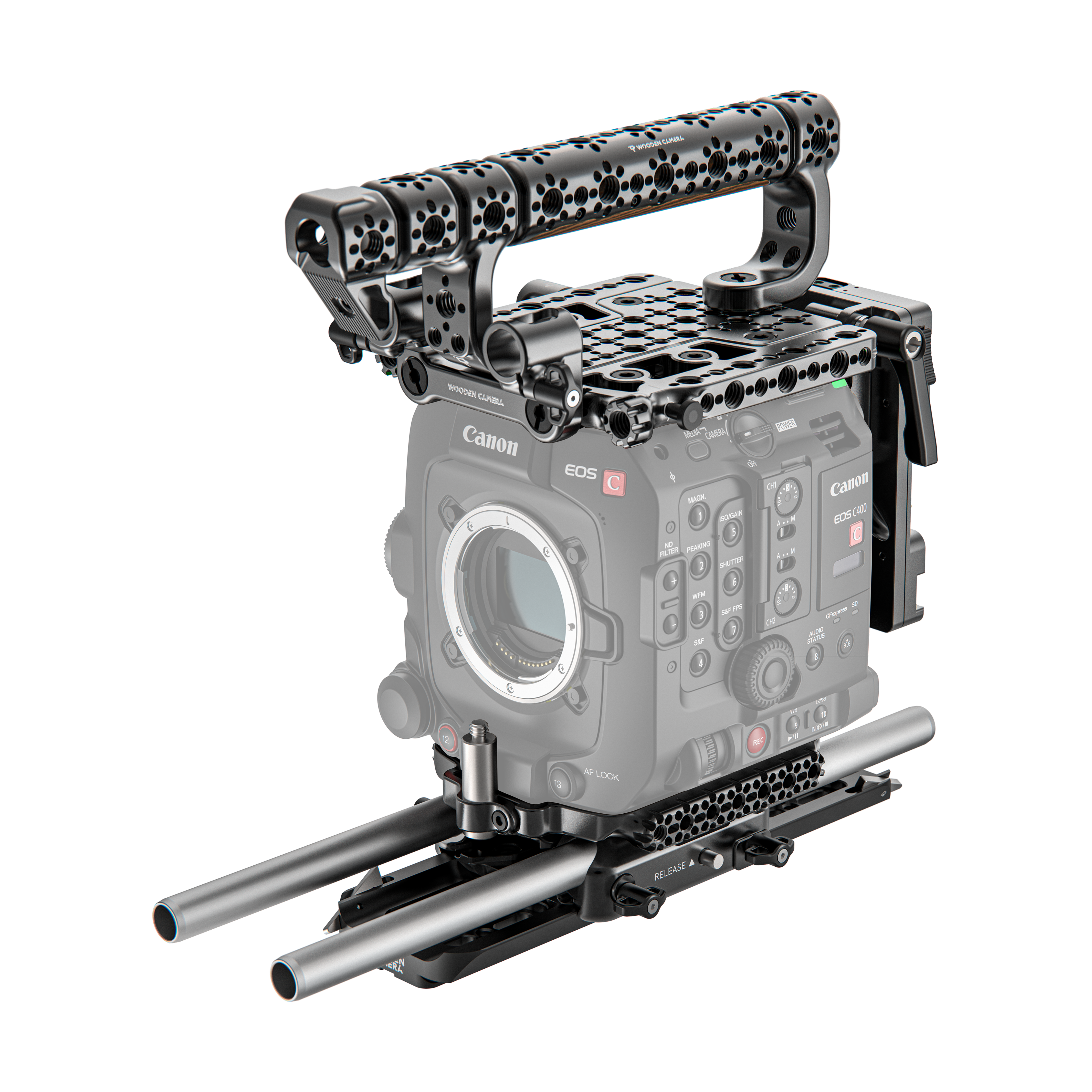 Wooden Camera Elite Canon C400 Kit cage Gold Mount