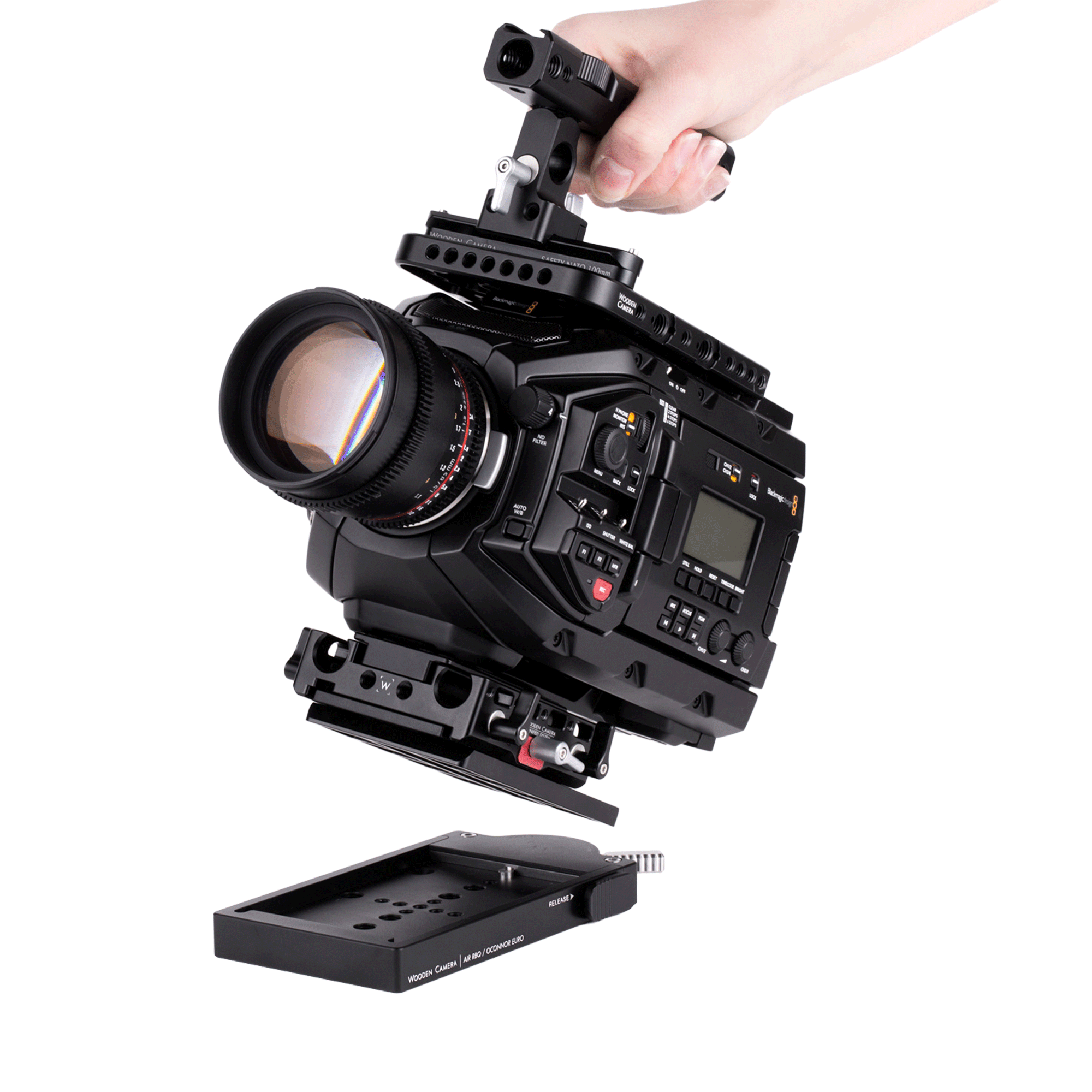 Wooden Camera Touch and Go platine rapide 120mm OConnor