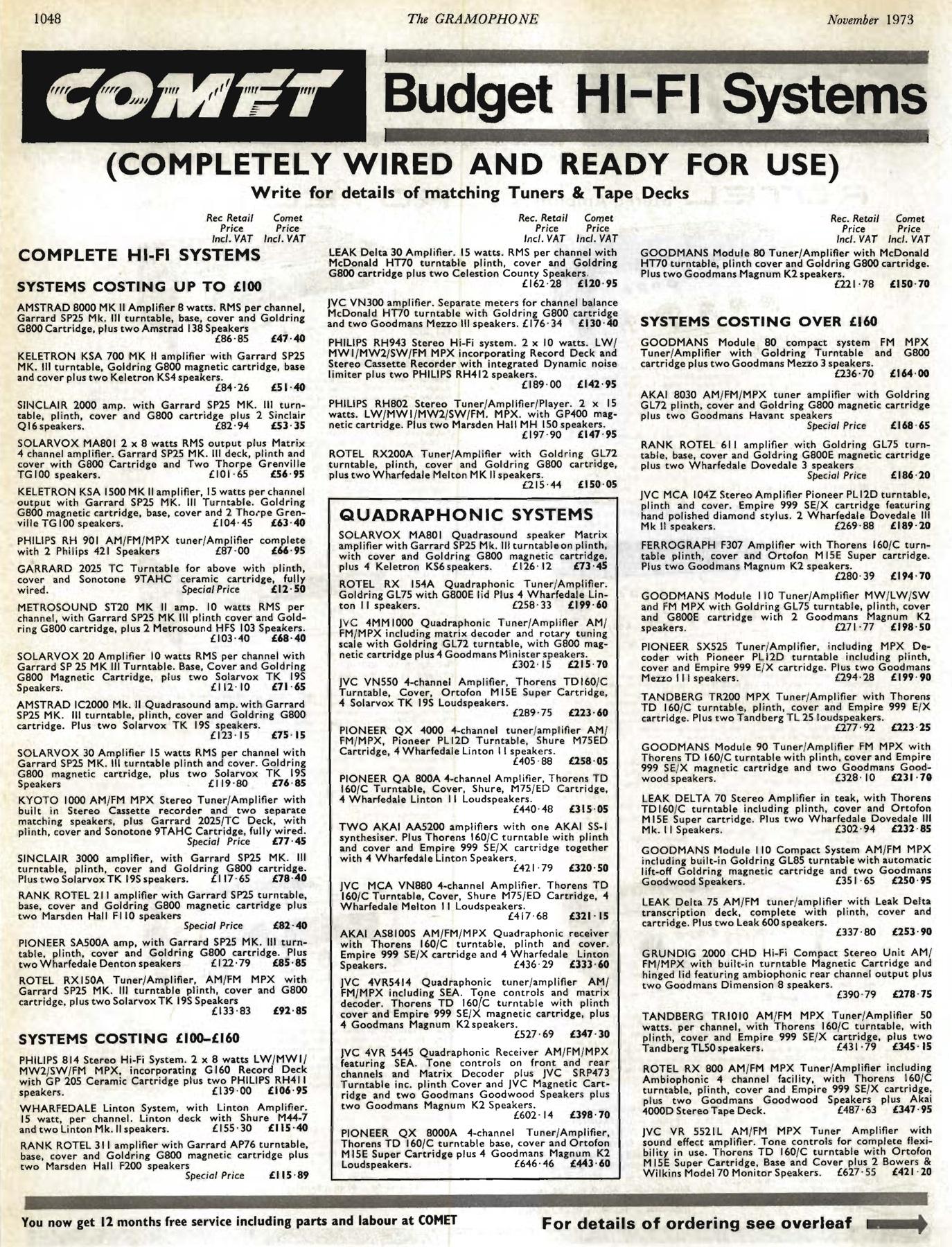 Amstrad Audio 8000 amplificateur stéréo 8W