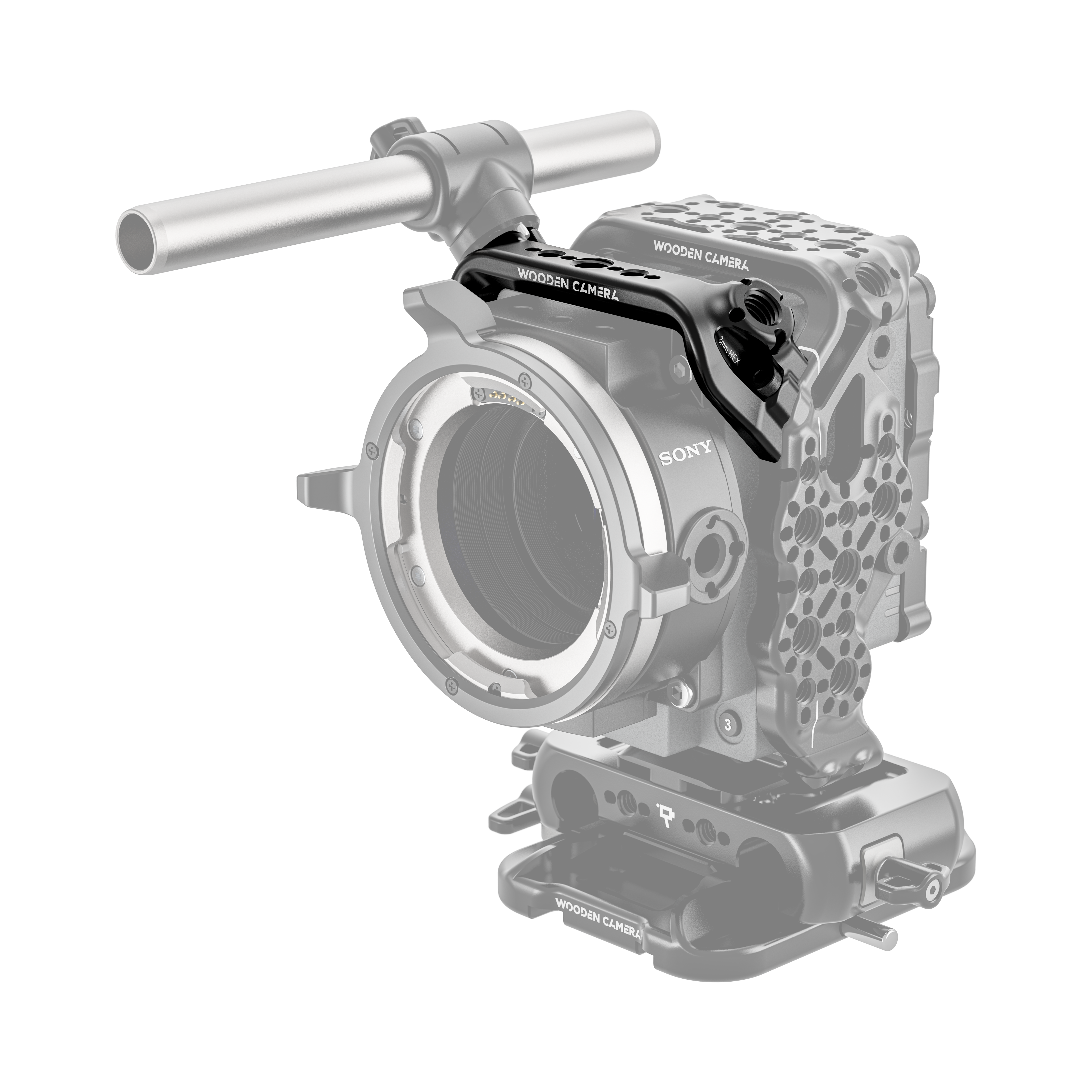 Wooden Camera Rialto Mini plaque supérieure cage mount