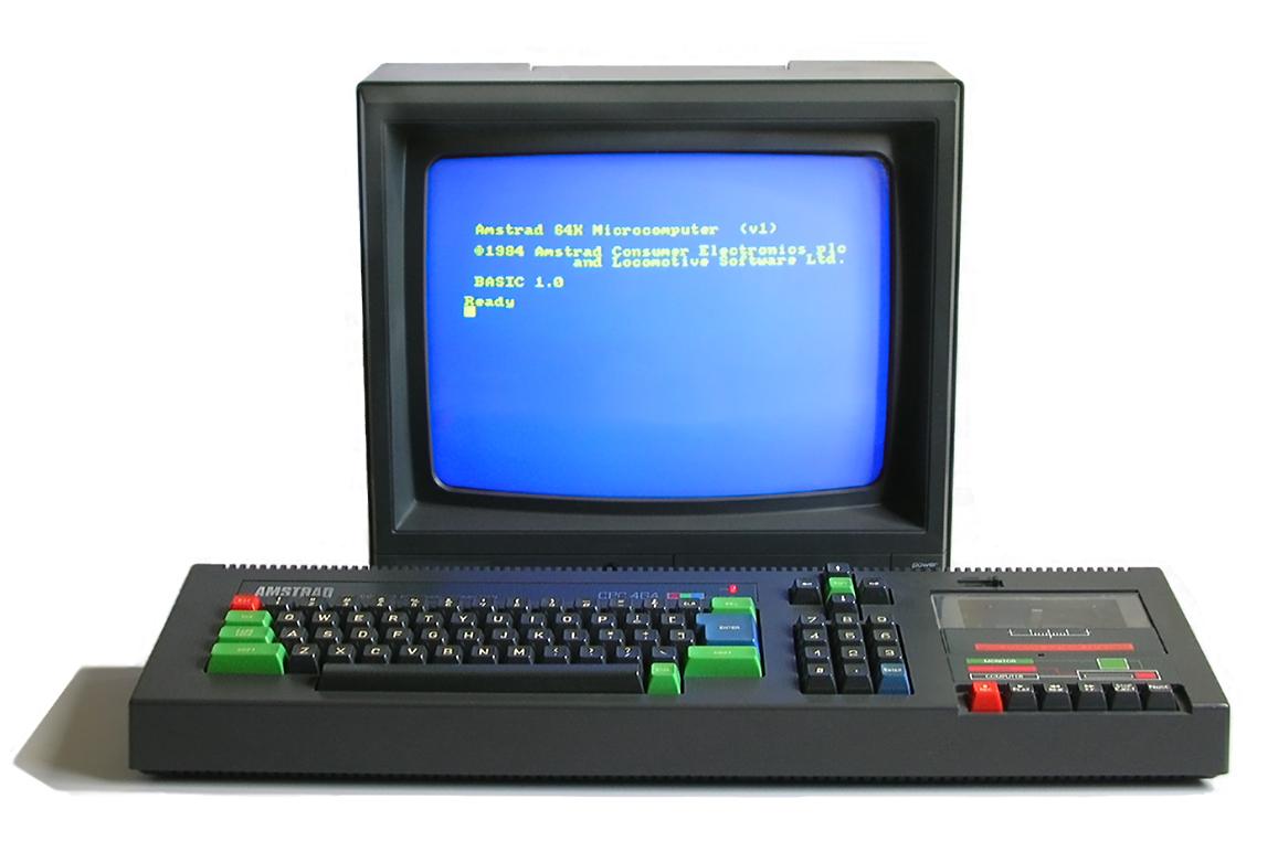 Amstrad Computer CPC464 ordinateur cassette 64K moniteur couleur